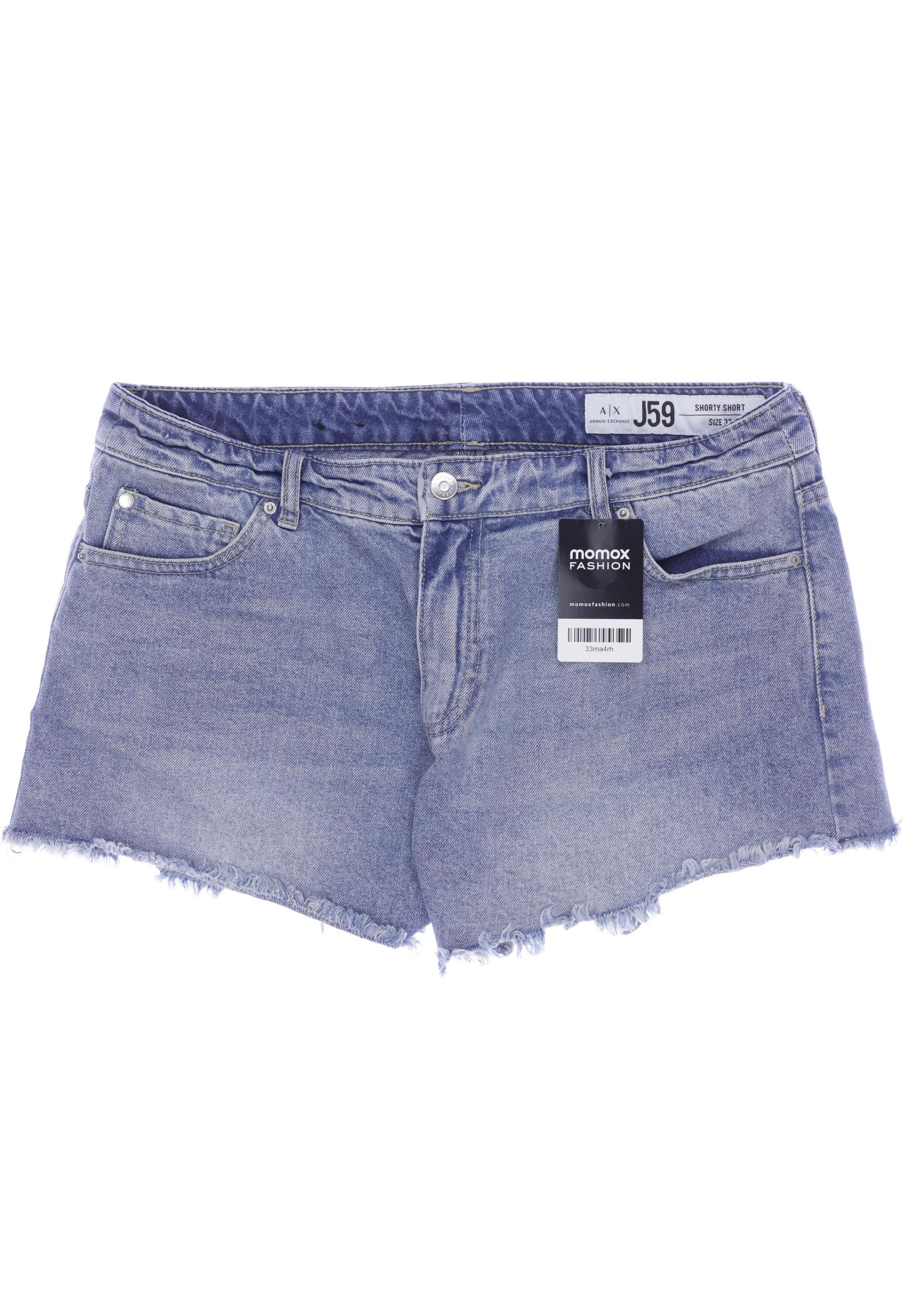 

AX Armani Exchange Damen Shorts, blau, Gr. 33