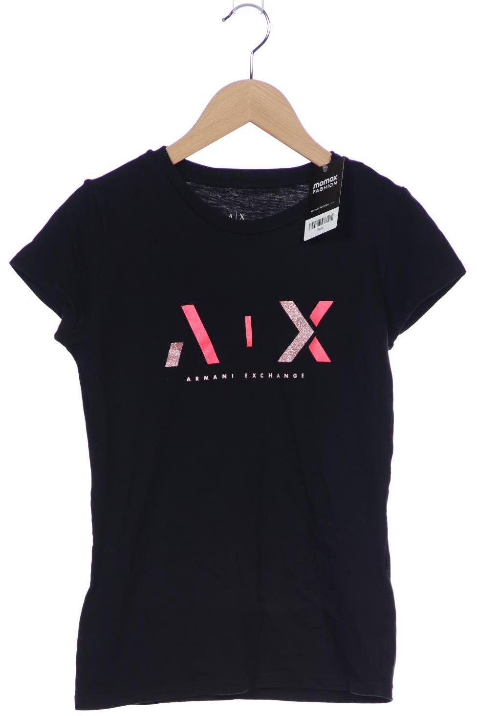 

AX Armani Exchange Damen T-Shirt, schwarz, Gr. 36