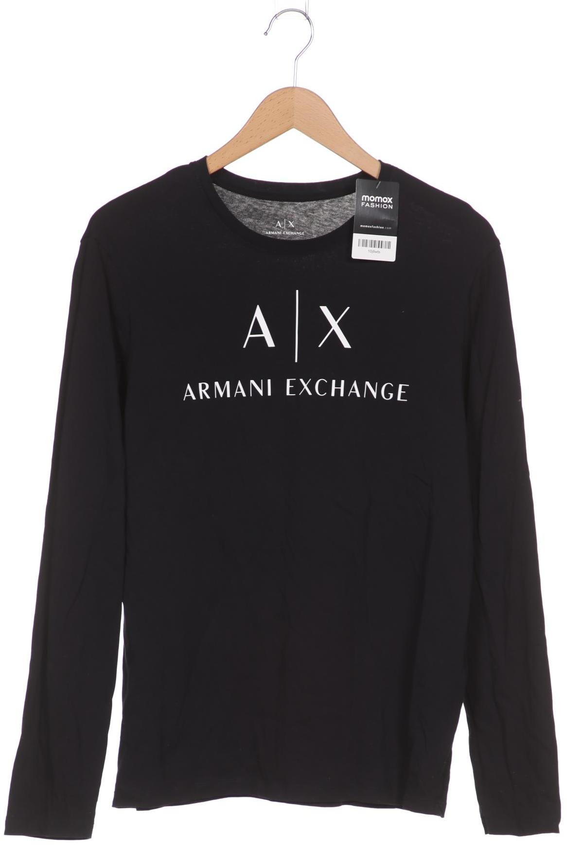 

AX Armani Exchange Herren Langarmshirt, marineblau