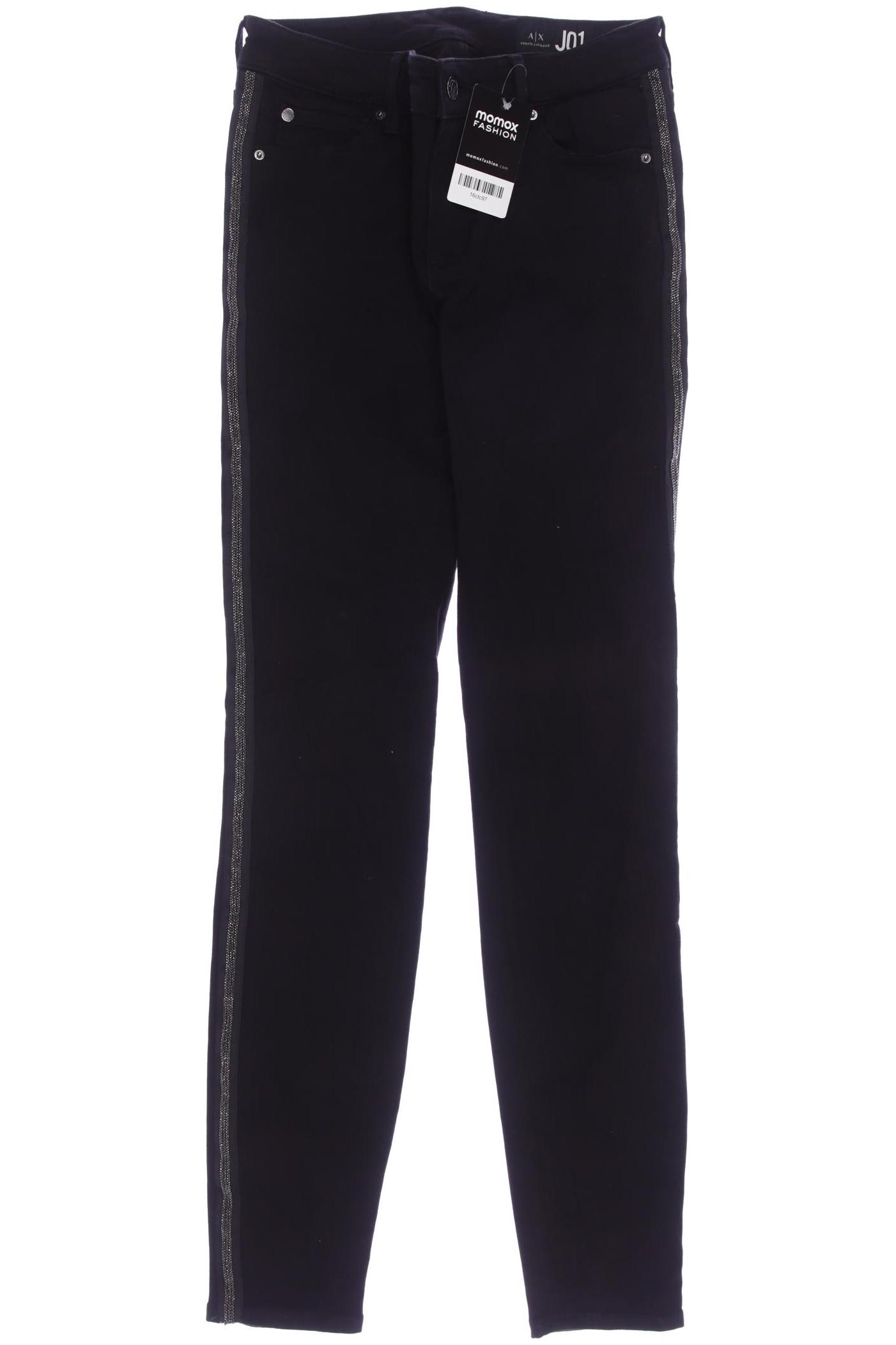 

AX Armani Exchange Damen Jeans, schwarz, Gr. 27