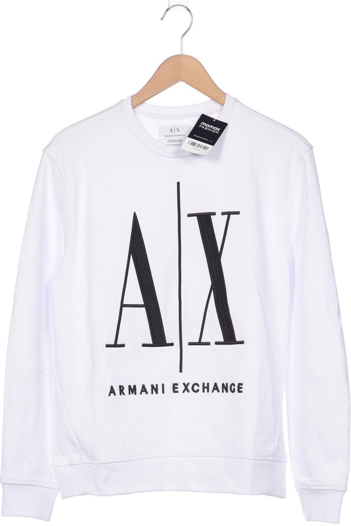 

AX Armani Exchange Herren Sweatshirt, weiß, Gr. 46