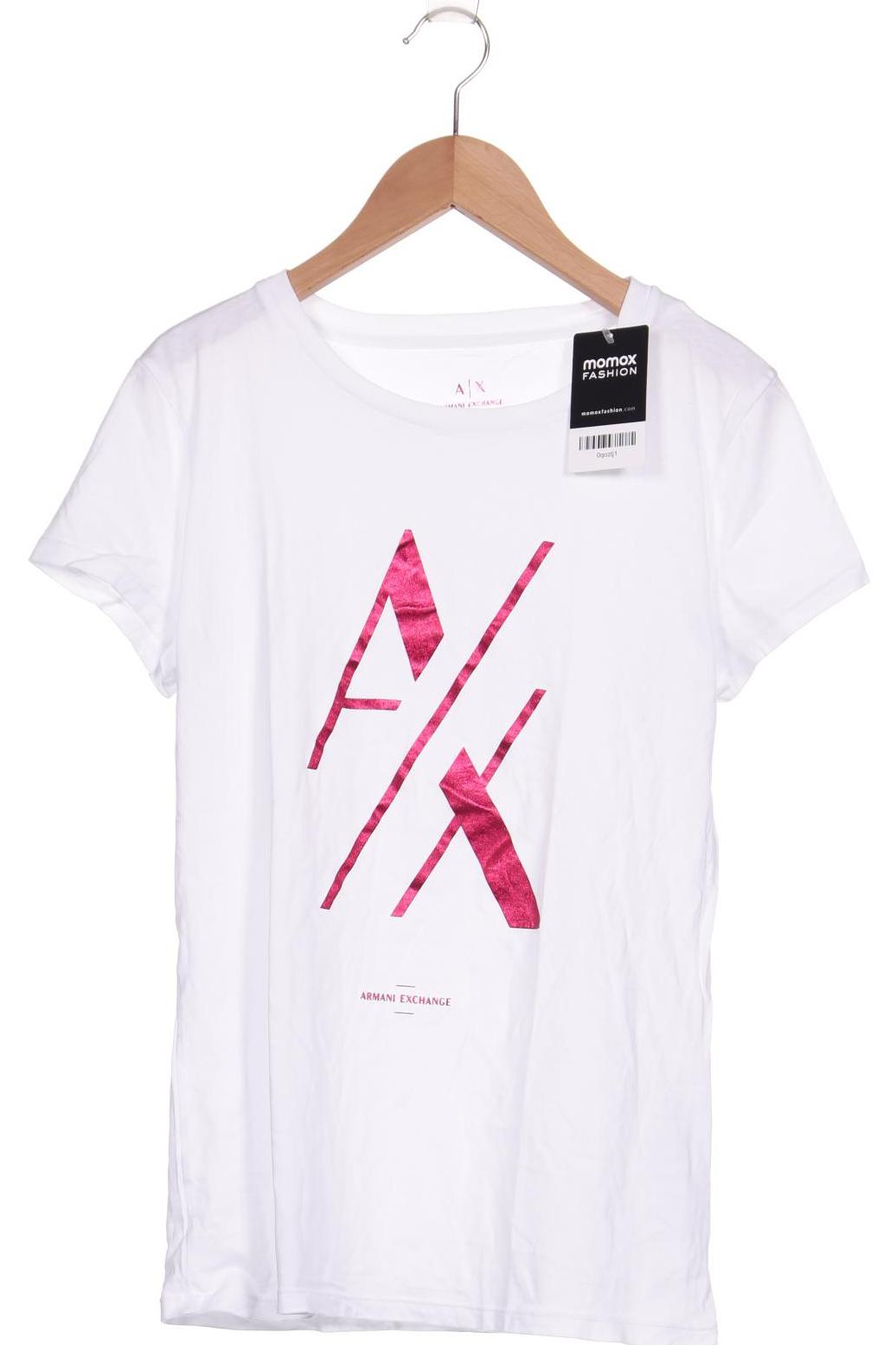 

AX Armani Exchange Damen T-Shirt, weiß, Gr. 42