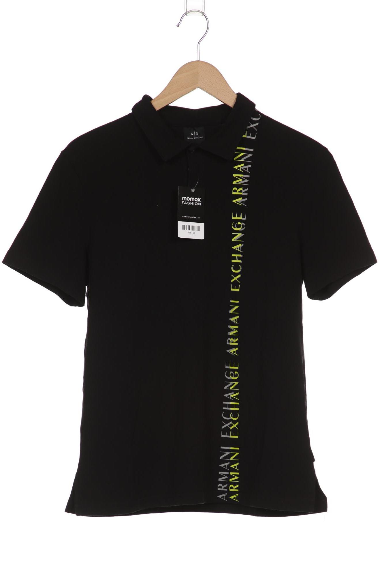 

AX Armani Exchange Herren Poloshirt, schwarz