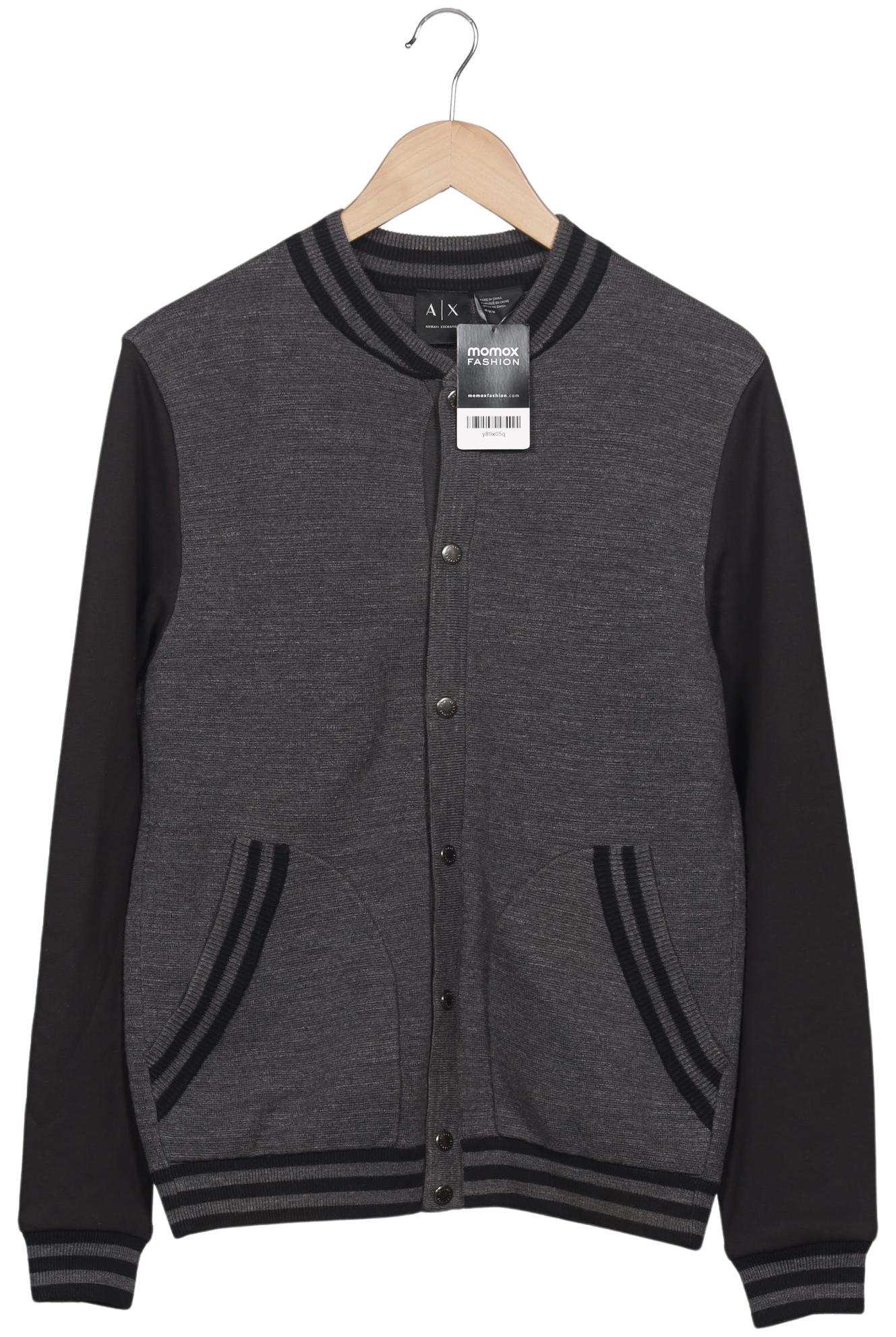 

AX Armani Exchange Herren Strickjacke, grau, Gr. 48