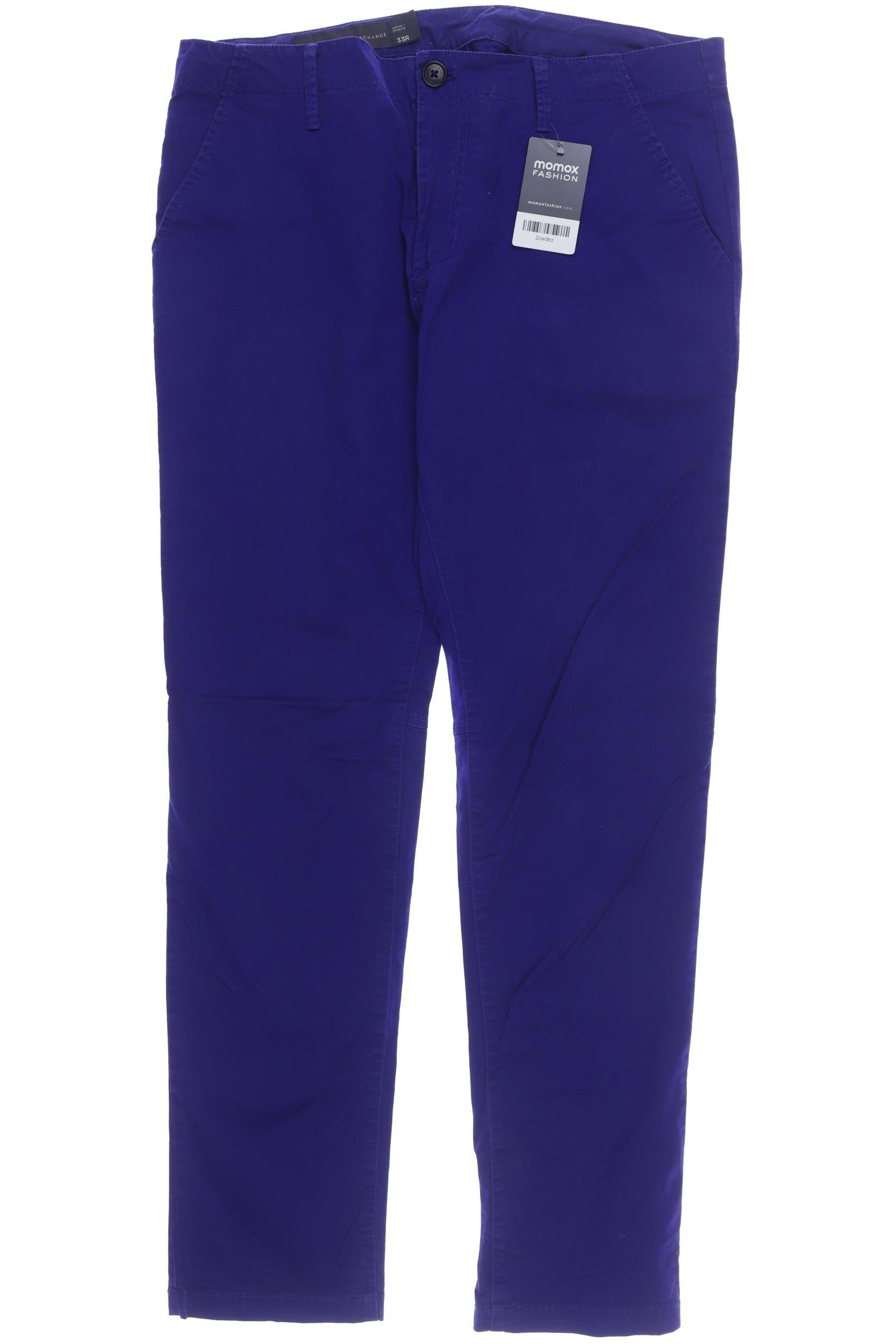 

AX Armani Exchange Herren Stoffhose, blau
