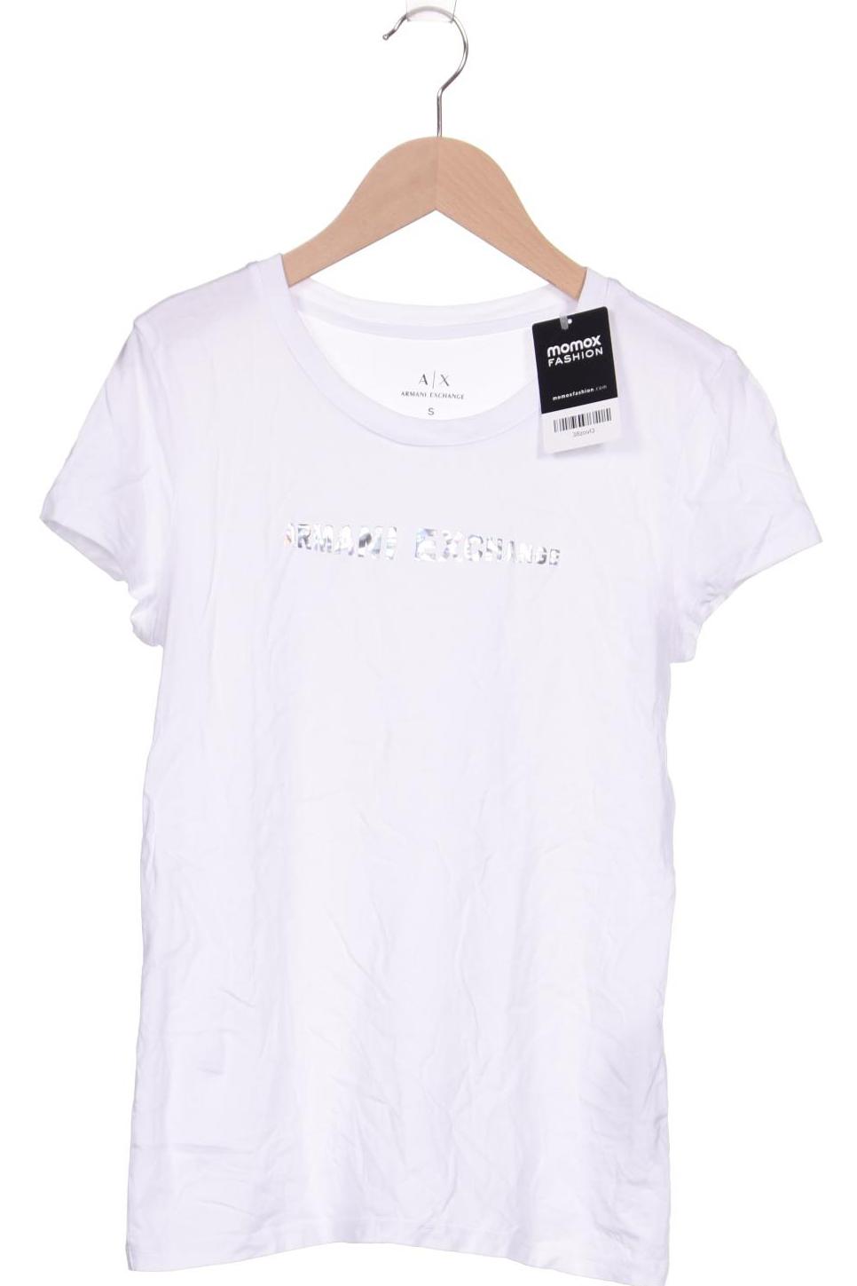

AX Armani Exchange Damen T-Shirt, weiß