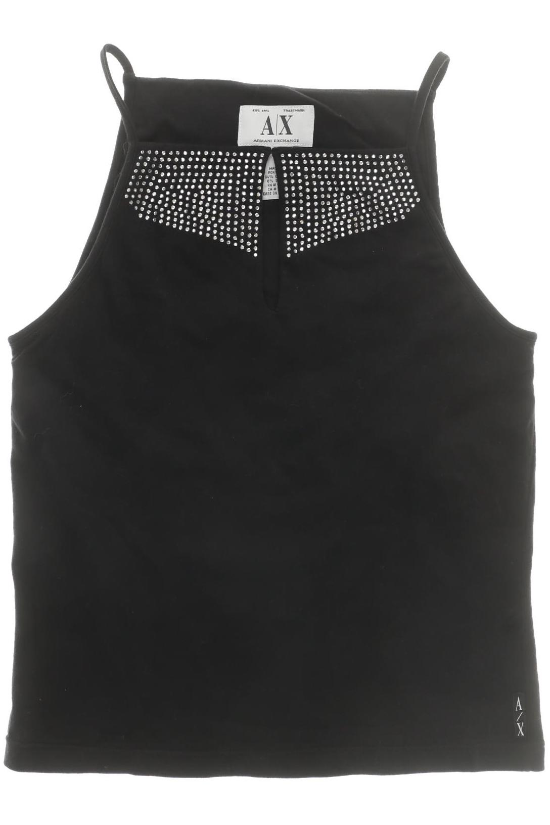 

AX Armani Exchange Damen Top, schwarz, Gr. 38