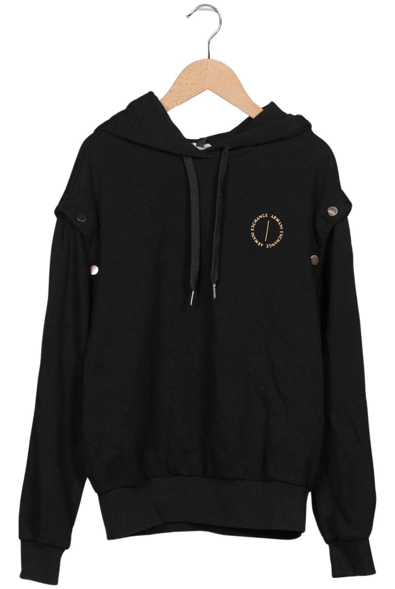 

AX Armani Exchange Damen Kapuzenpullover, schwarz, Gr. 36