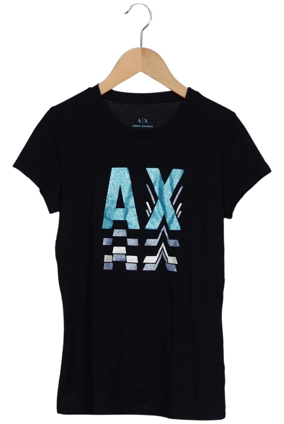

AX Armani Exchange Damen T-Shirt, schwarz, Gr. 38