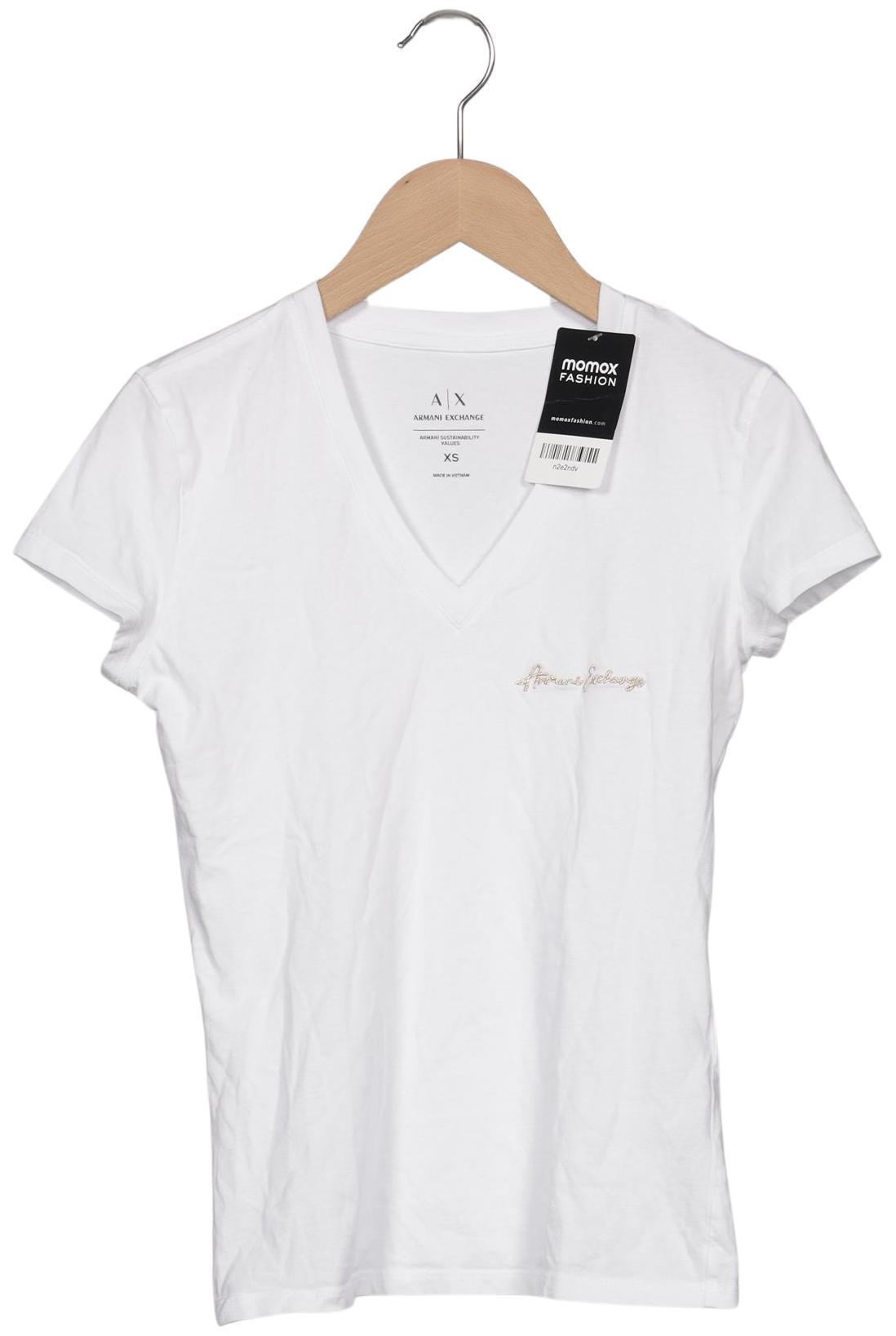 

AX Armani Exchange Damen T-Shirt, weiß, Gr. 34