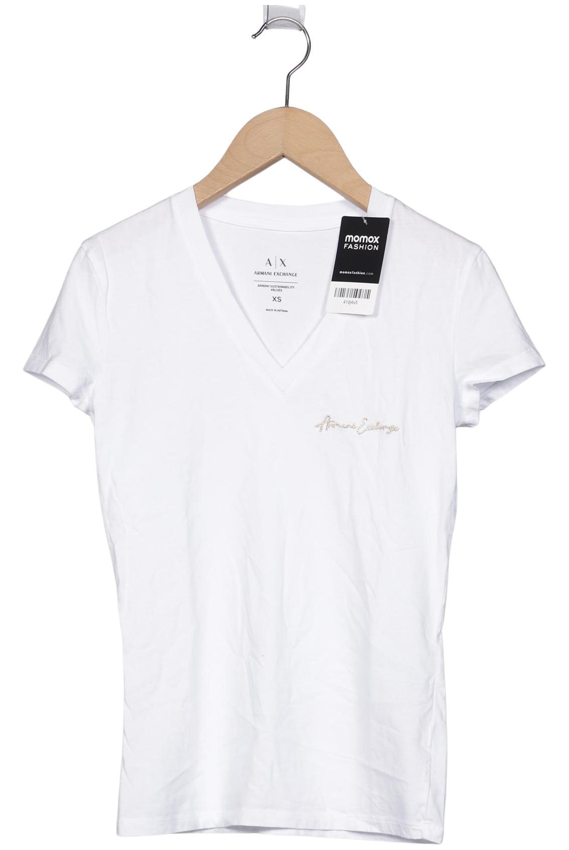 

AX Armani Exchange Damen T-Shirt, weiß, Gr. 34