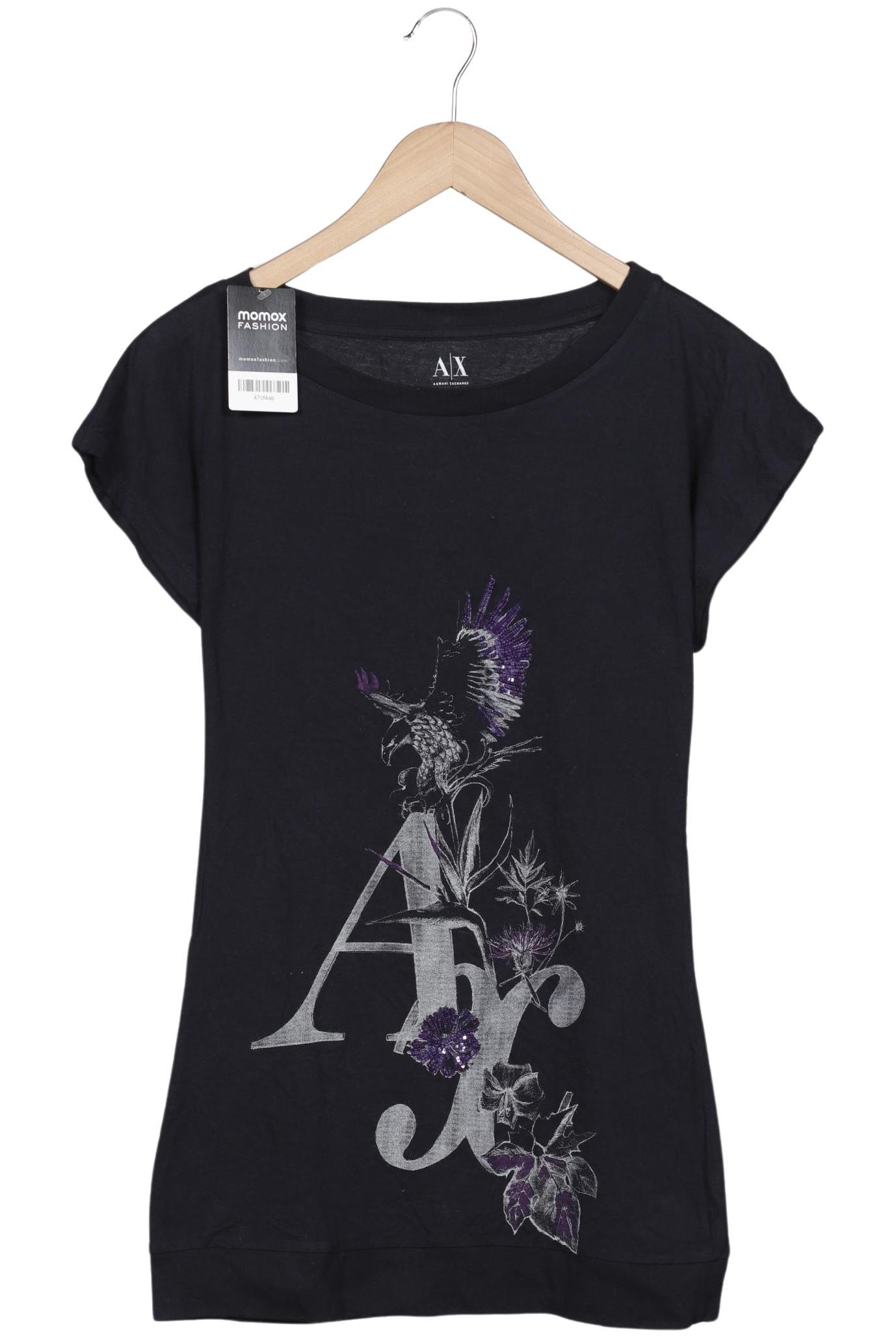 

AX Armani Exchange Damen T-Shirt, marineblau, Gr. 38