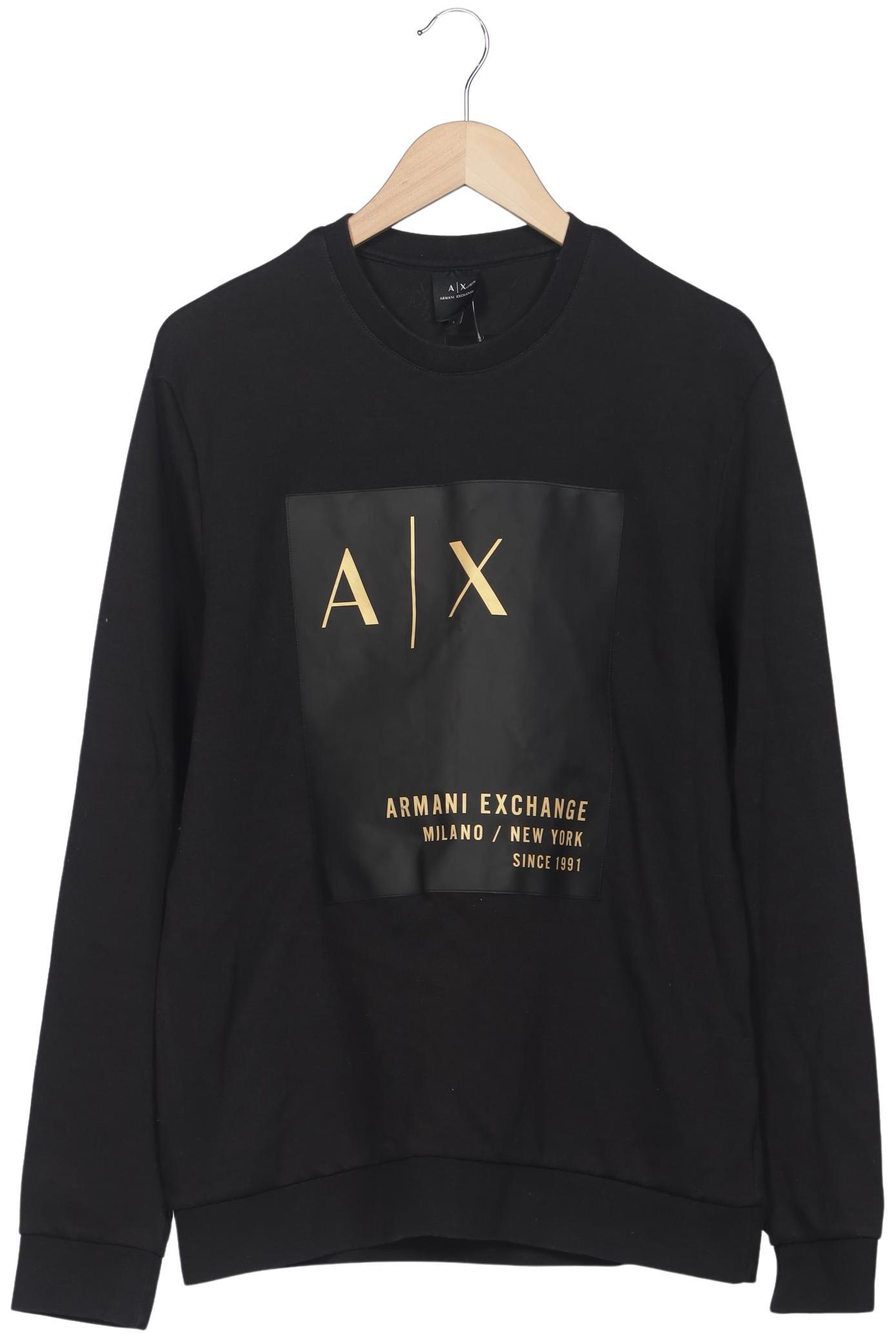 

AX Armani Exchange Herren Sweatshirt, schwarz, Gr. 52