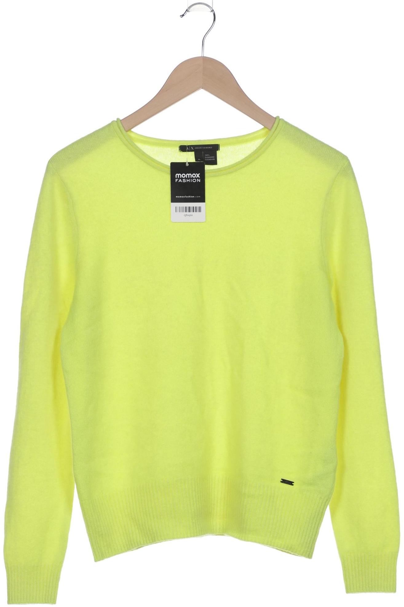 

AX Armani Exchange Damen Pullover, gelb, Gr. 44