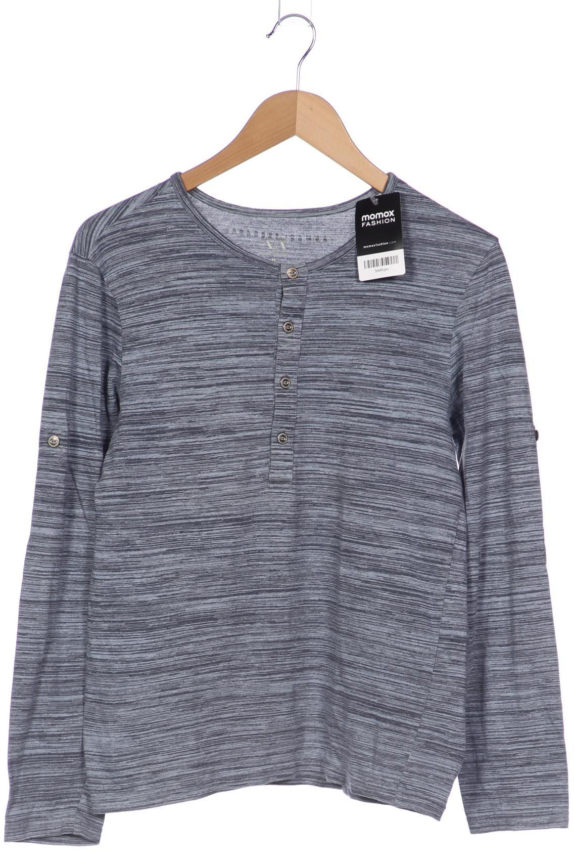 

AX Armani Exchange Herren Langarmshirt, blau, Gr. 48