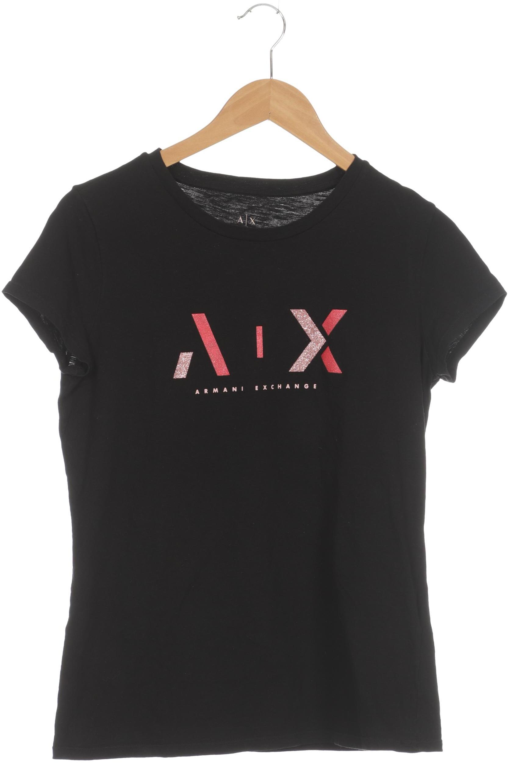 

AX Armani Exchange Damen T-Shirt, schwarz, Gr. 42