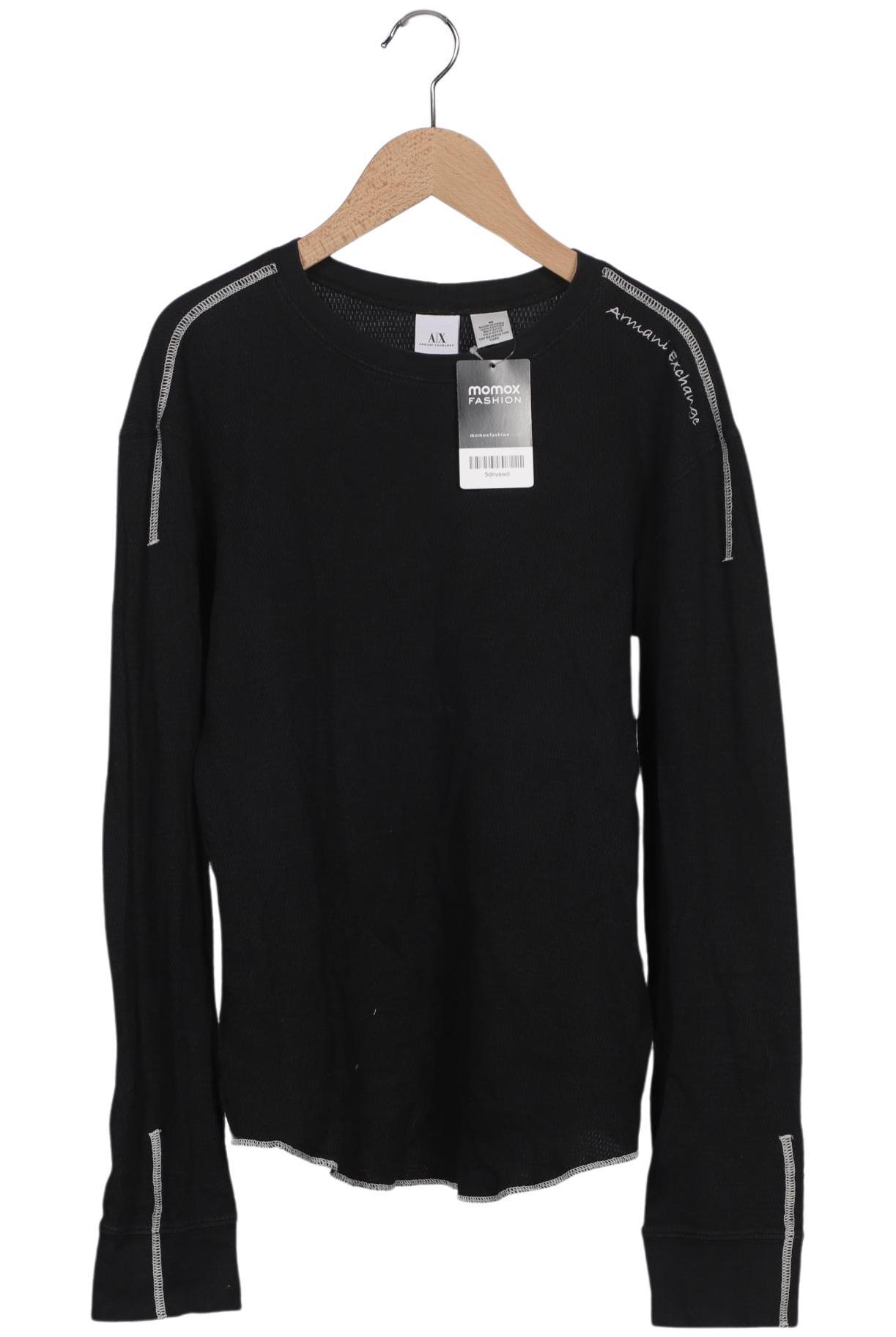 

AX Armani Exchange Herren Langarmshirt, schwarz, Gr. 48