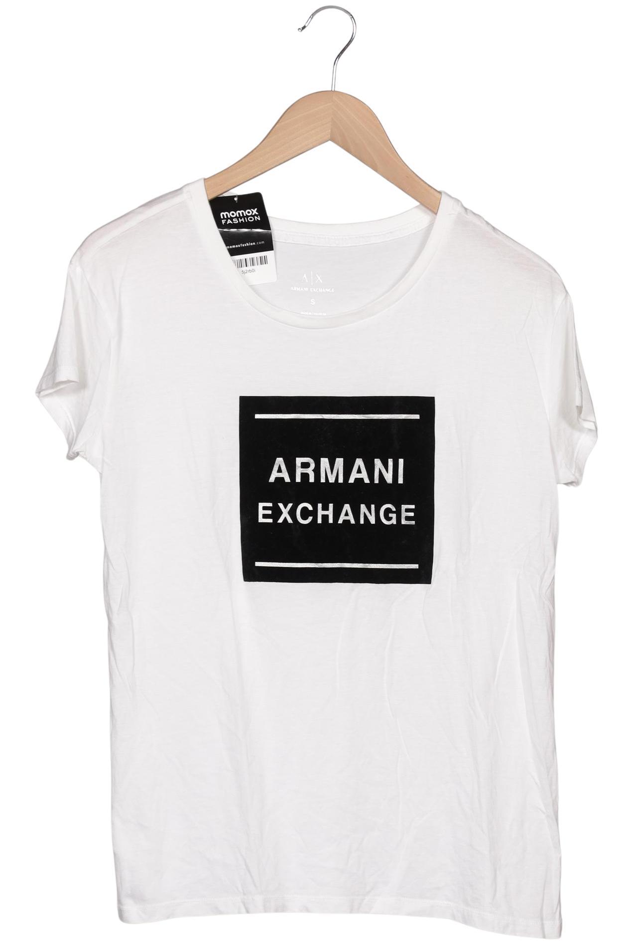 

AX Armani Exchange Damen T-Shirt, weiß, Gr. 36