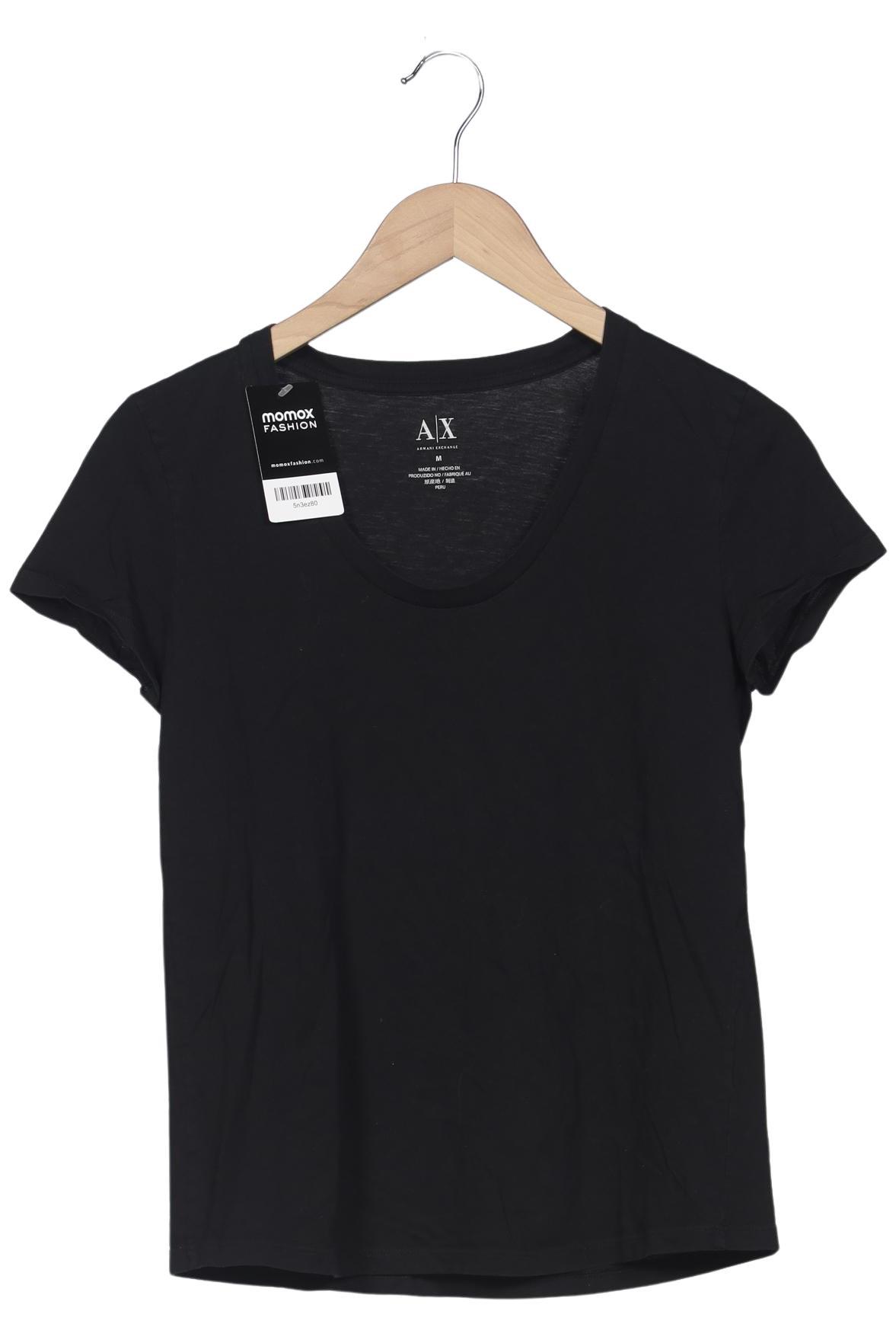 

AX Armani Exchange Damen T-Shirt, schwarz, Gr. 38
