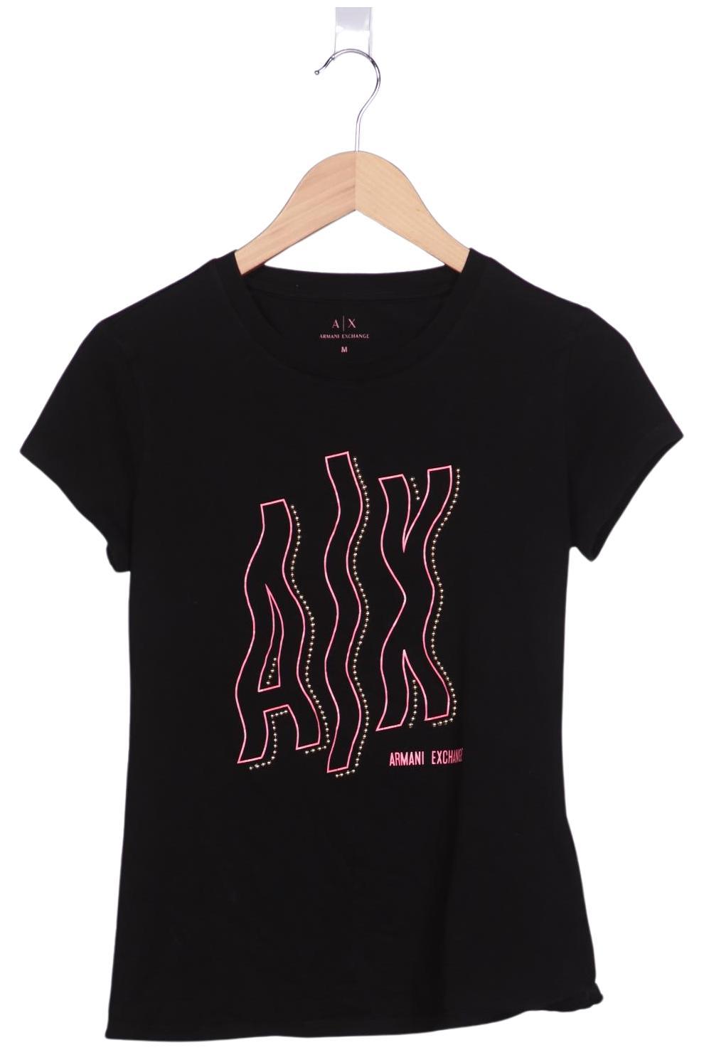 

AX Armani Exchange Damen T-Shirt, schwarz, Gr. 38