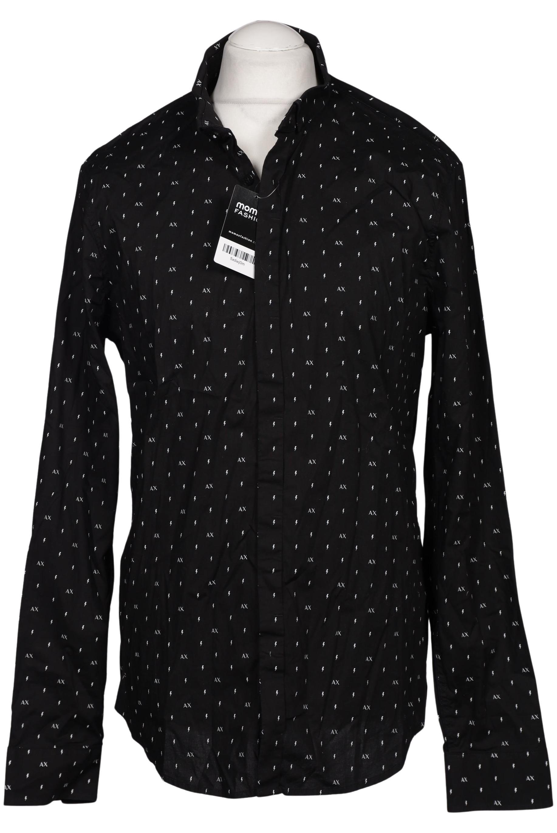 

AX Armani Exchange Herren Hemd, schwarz, Gr. 54