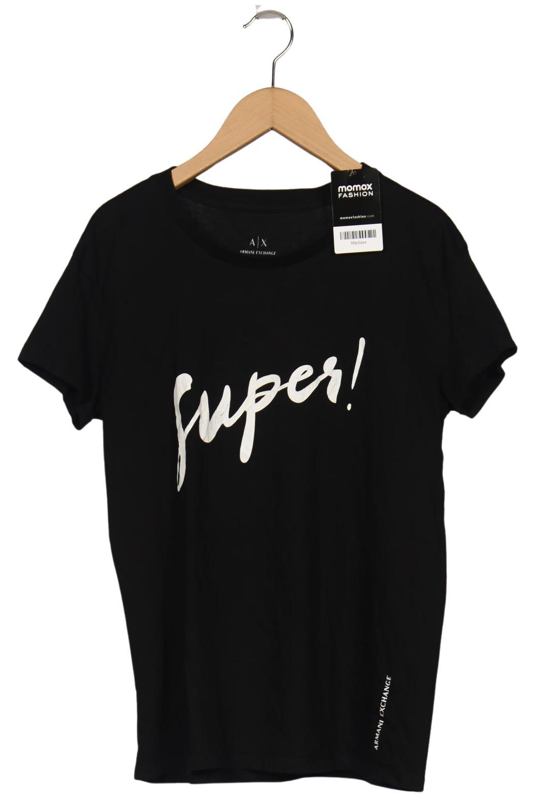 

AX Armani Exchange Damen T-Shirt, schwarz, Gr. 36