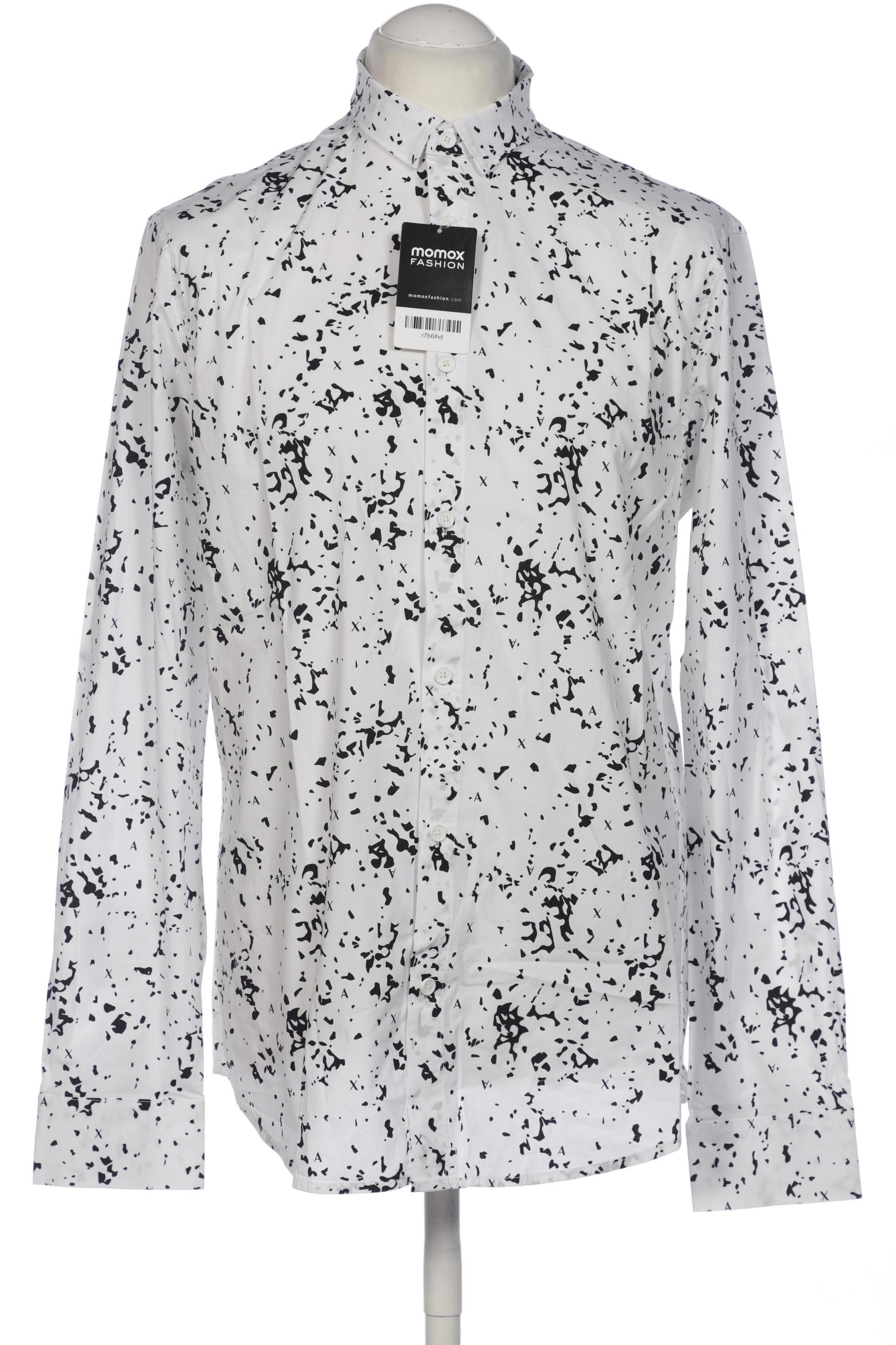 

AX Armani Exchange Herren Hemd, weiß, Gr. 52