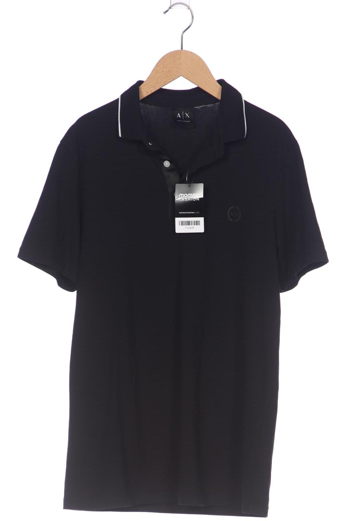 

AX Armani Exchange Herren Poloshirt, schwarz, Gr. 46