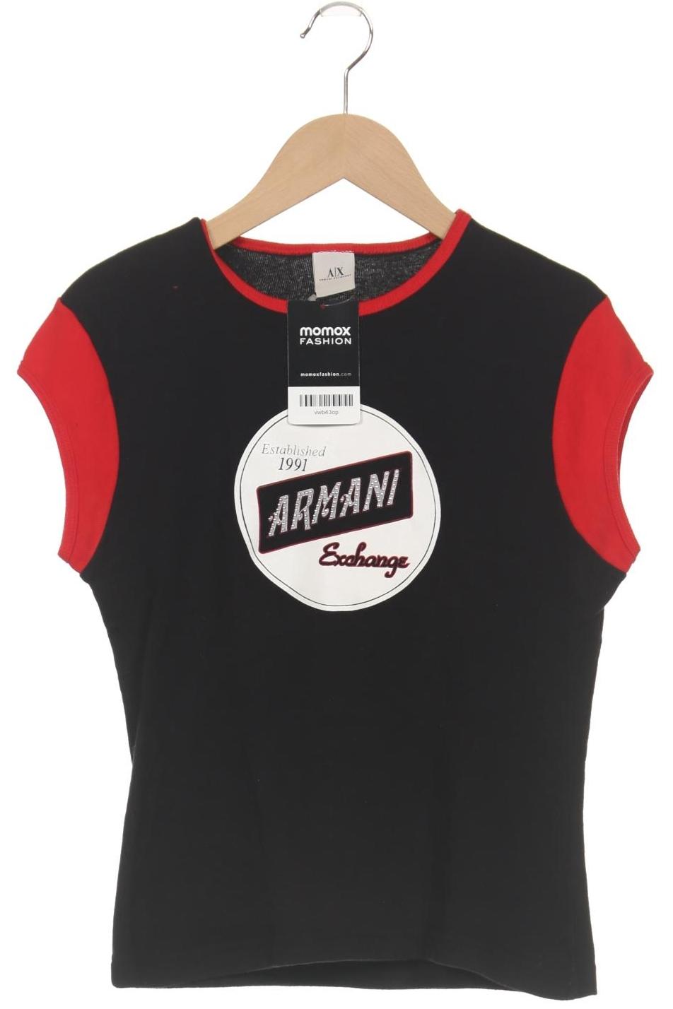 

AX Armani Exchange Damen T-Shirt, schwarz, Gr. 42