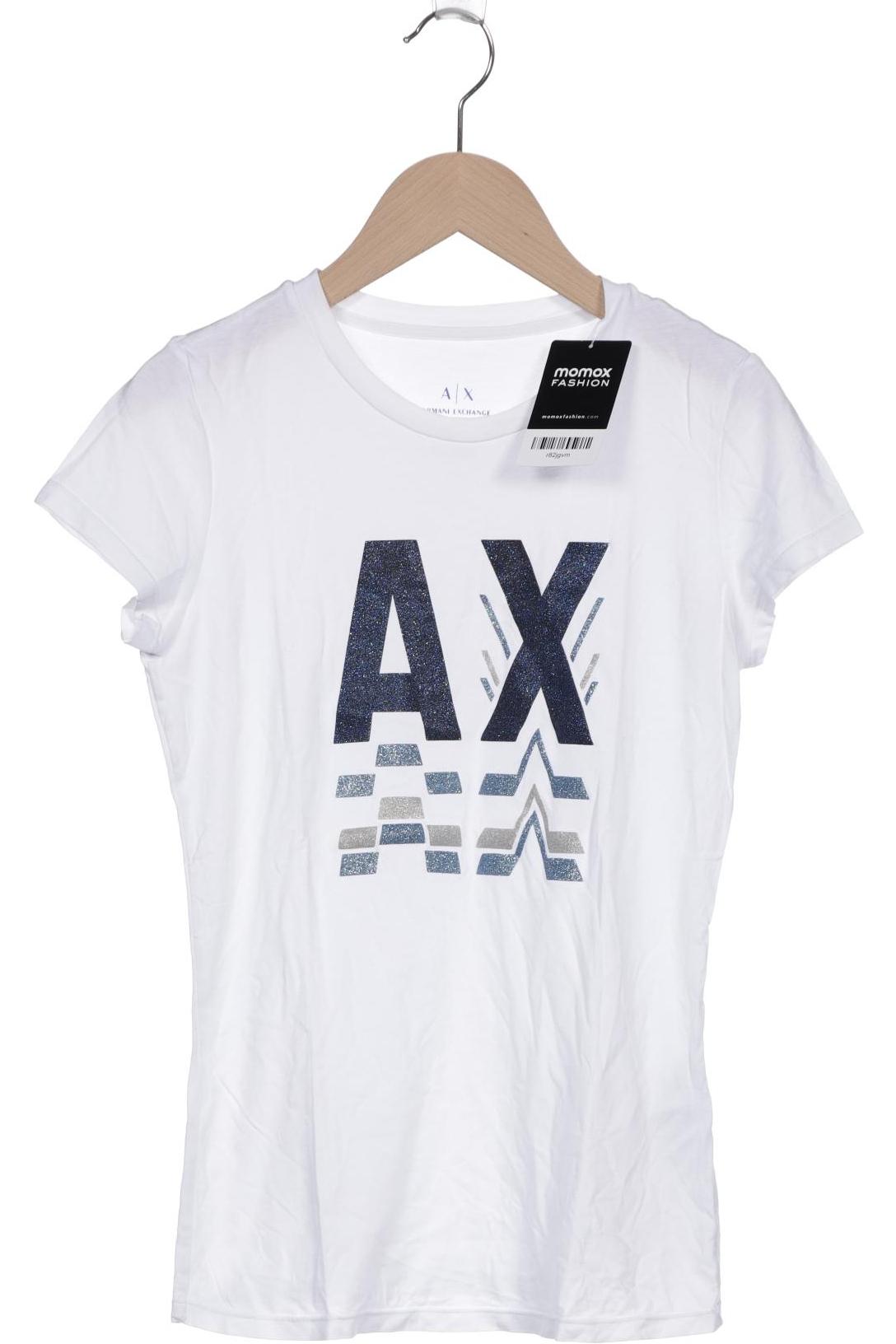 

AX Armani Exchange Damen T-Shirt, weiß, Gr. 36