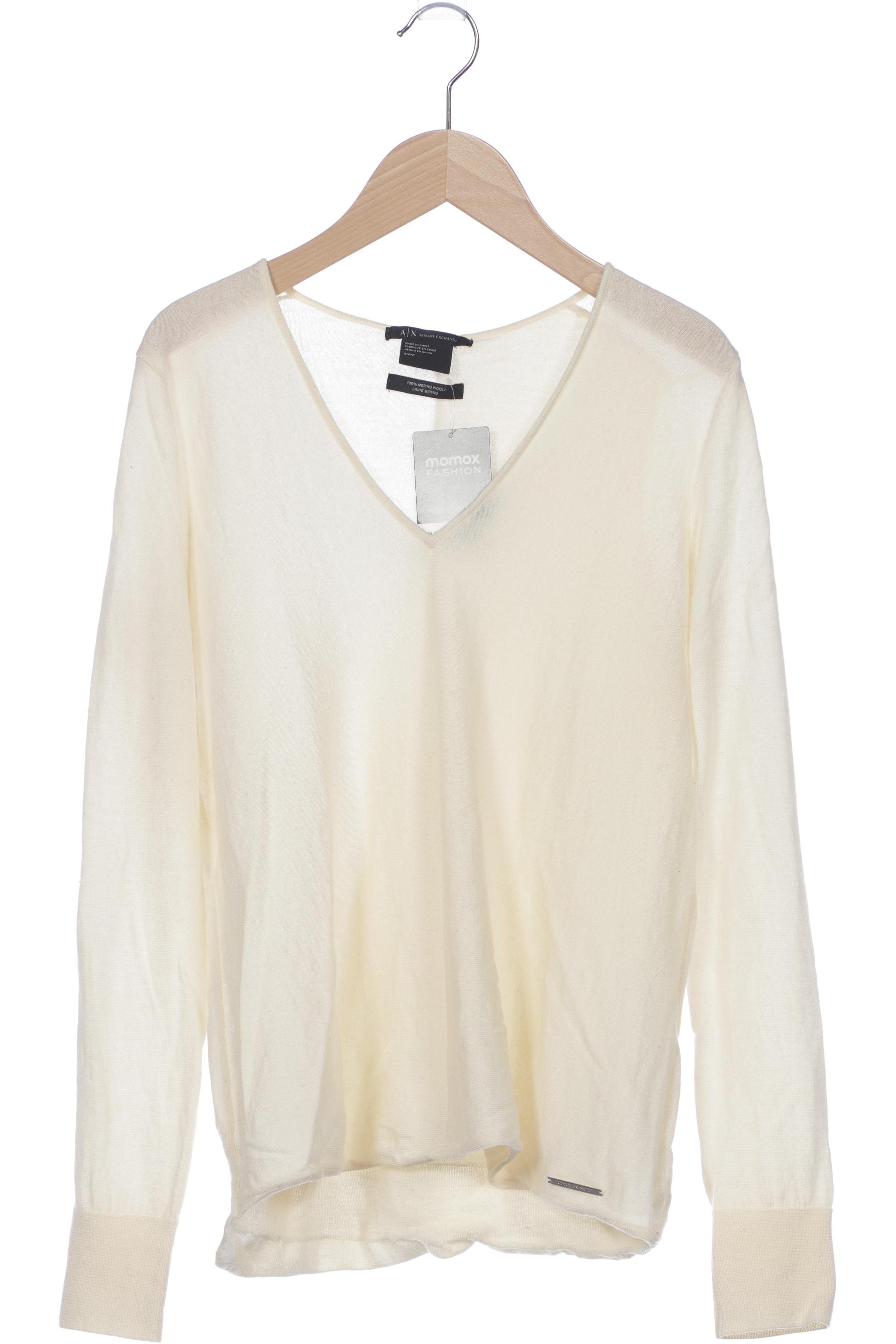 

AX Armani Exchange Damen Pullover, cremeweiß, Gr. 36