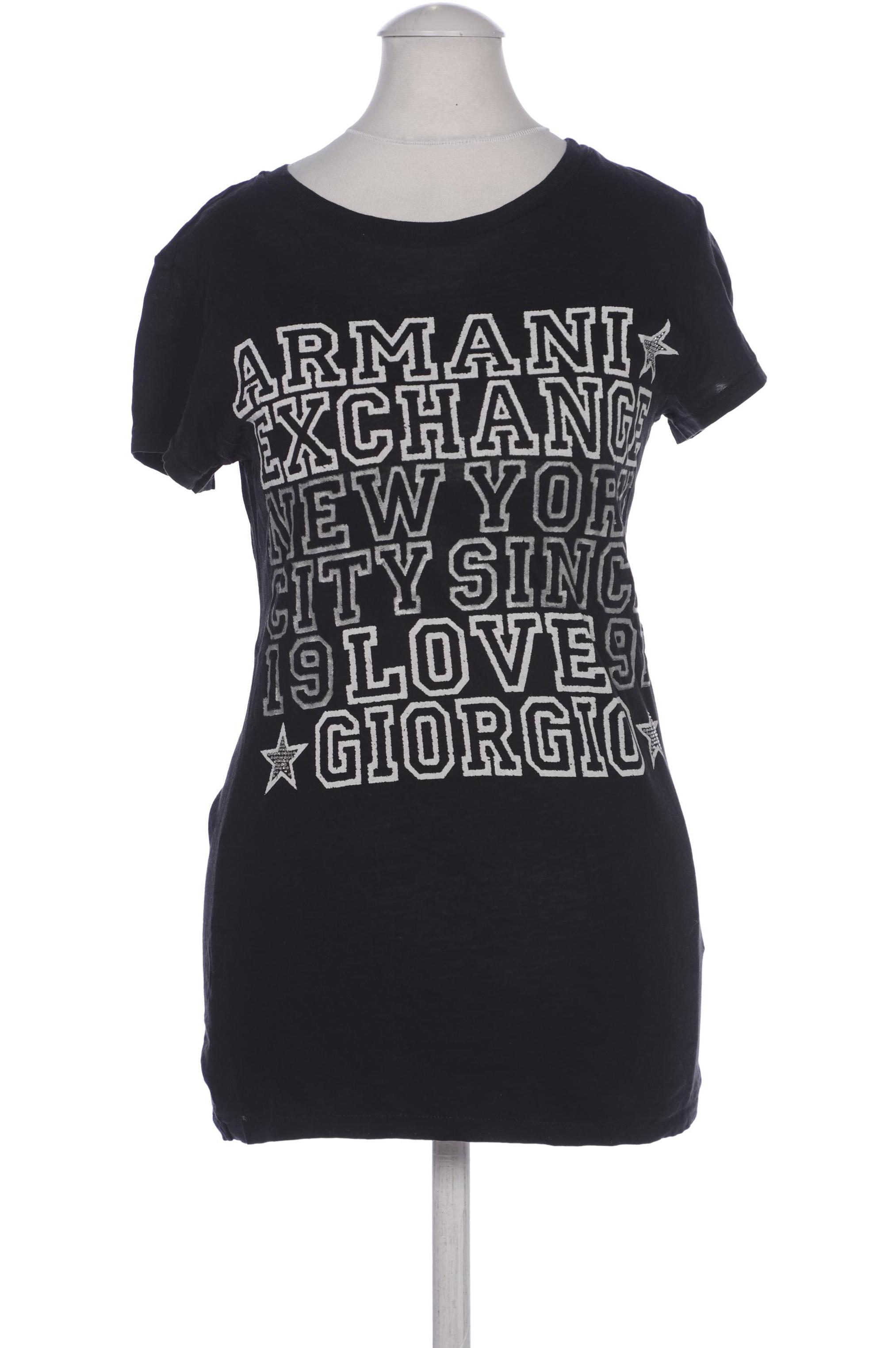 

AX Armani Exchange Damen T-Shirt, schwarz, Gr. 36