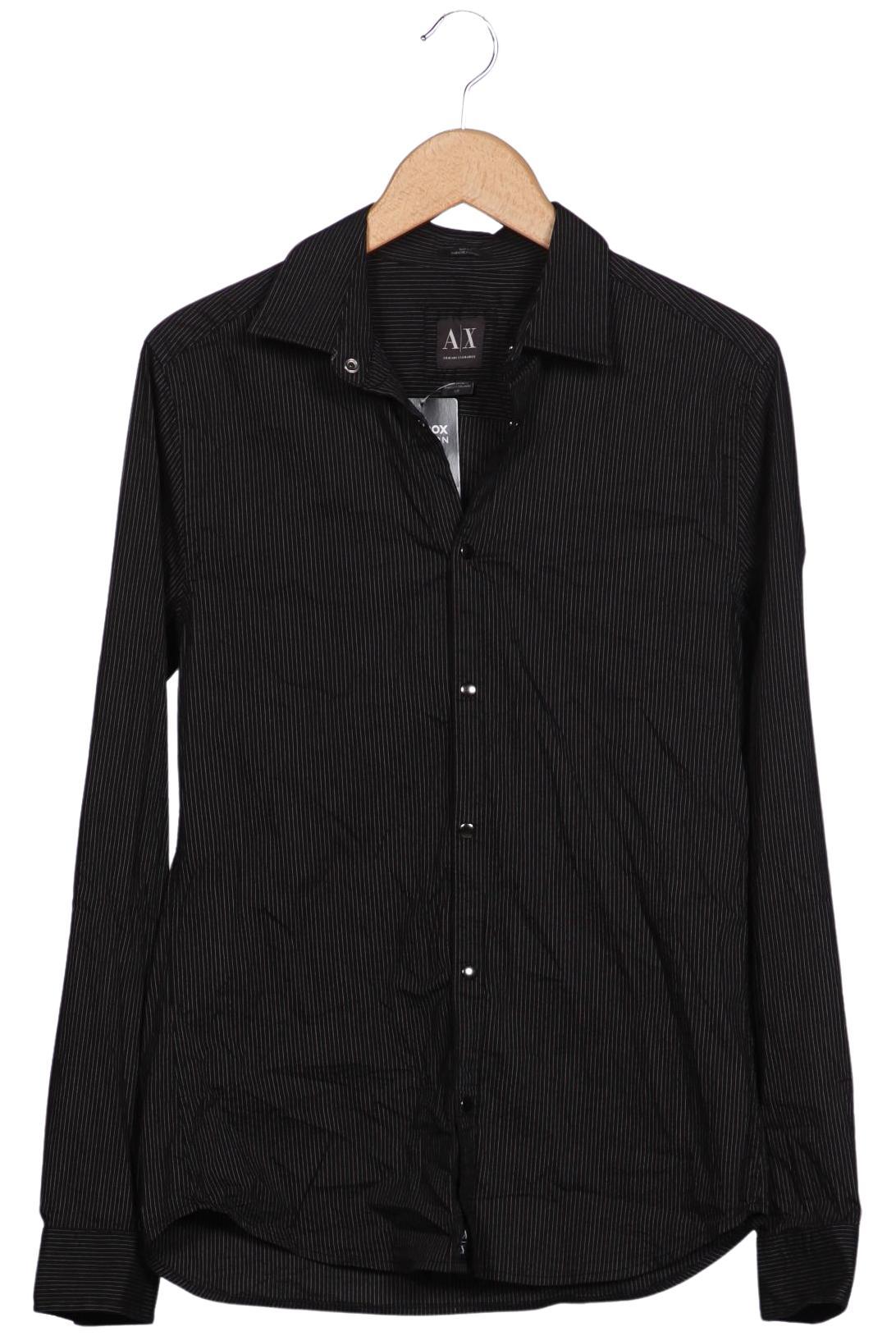 

AX Armani Exchange Herren Hemd, schwarz, Gr. 46