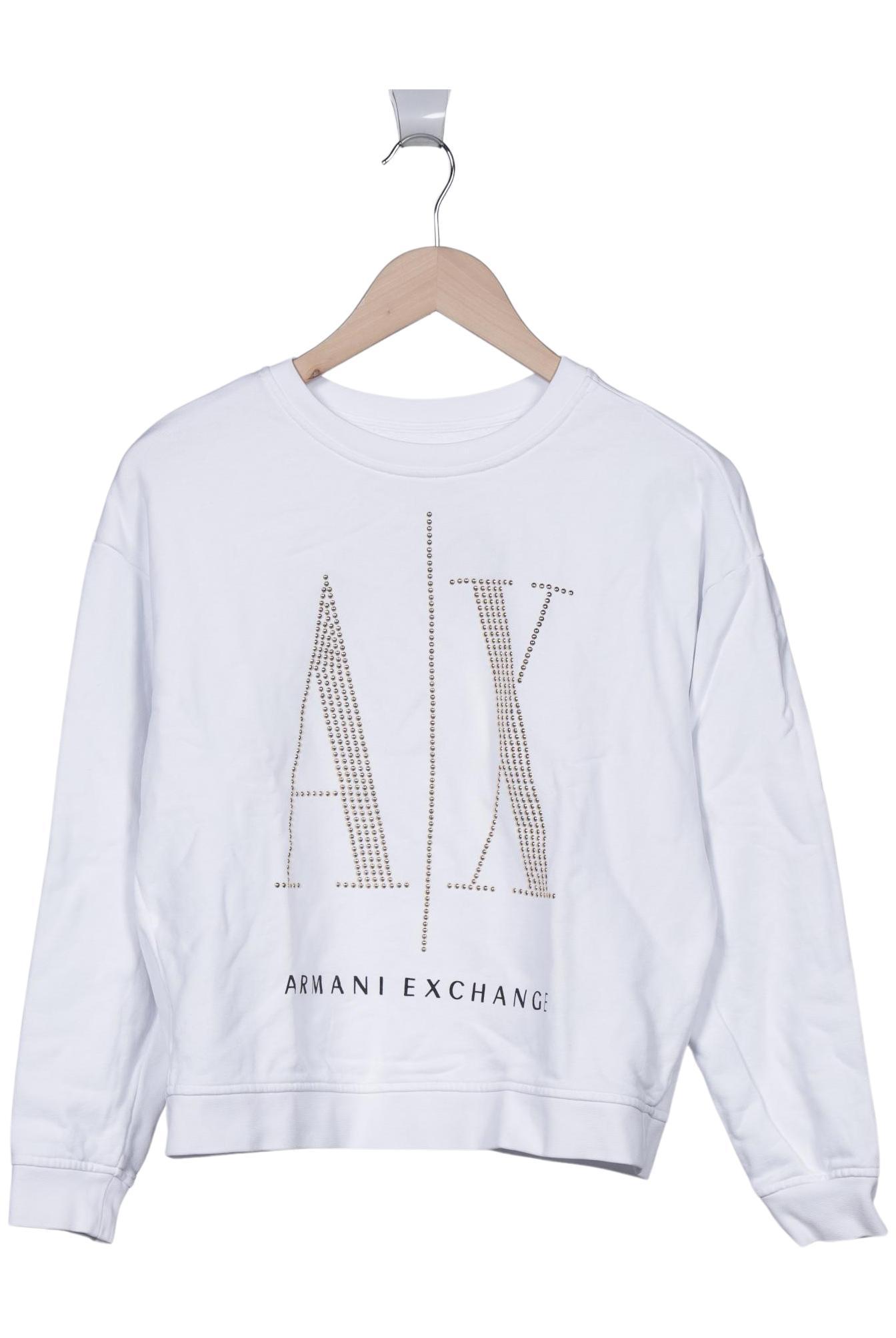 

AX Armani Exchange Damen Sweatshirt, weiß, Gr. 38