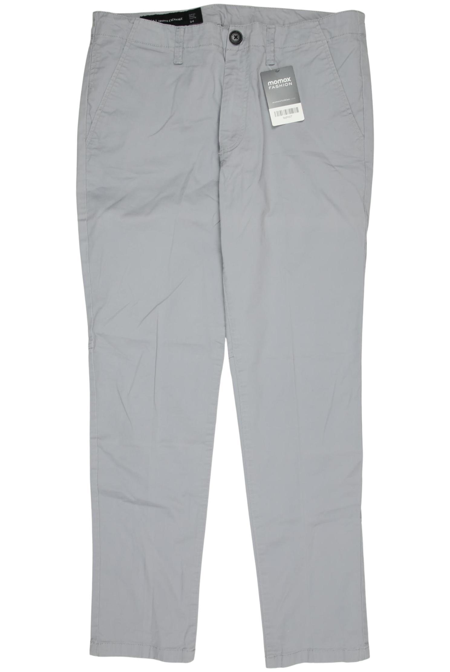 

AX Armani Exchange Herren Stoffhose, grau, Gr. 34