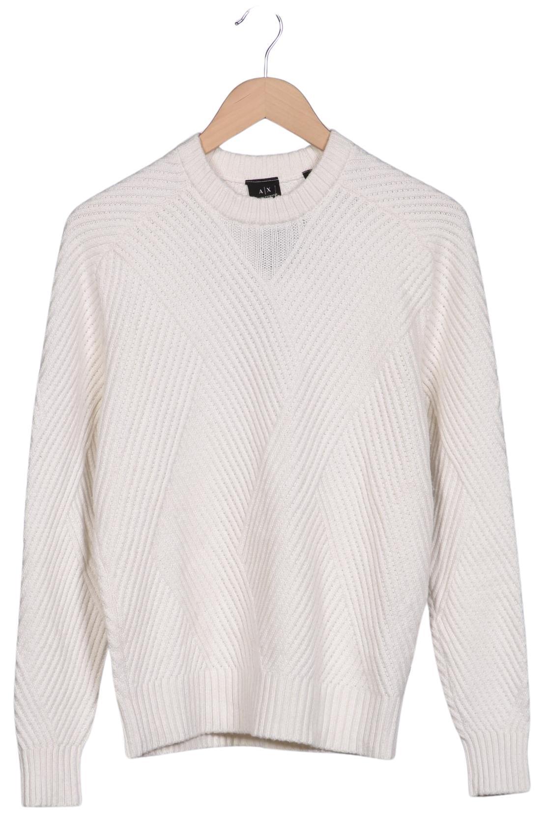 

AX Armani Exchange Damen Pullover, cremeweiß, Gr. 36
