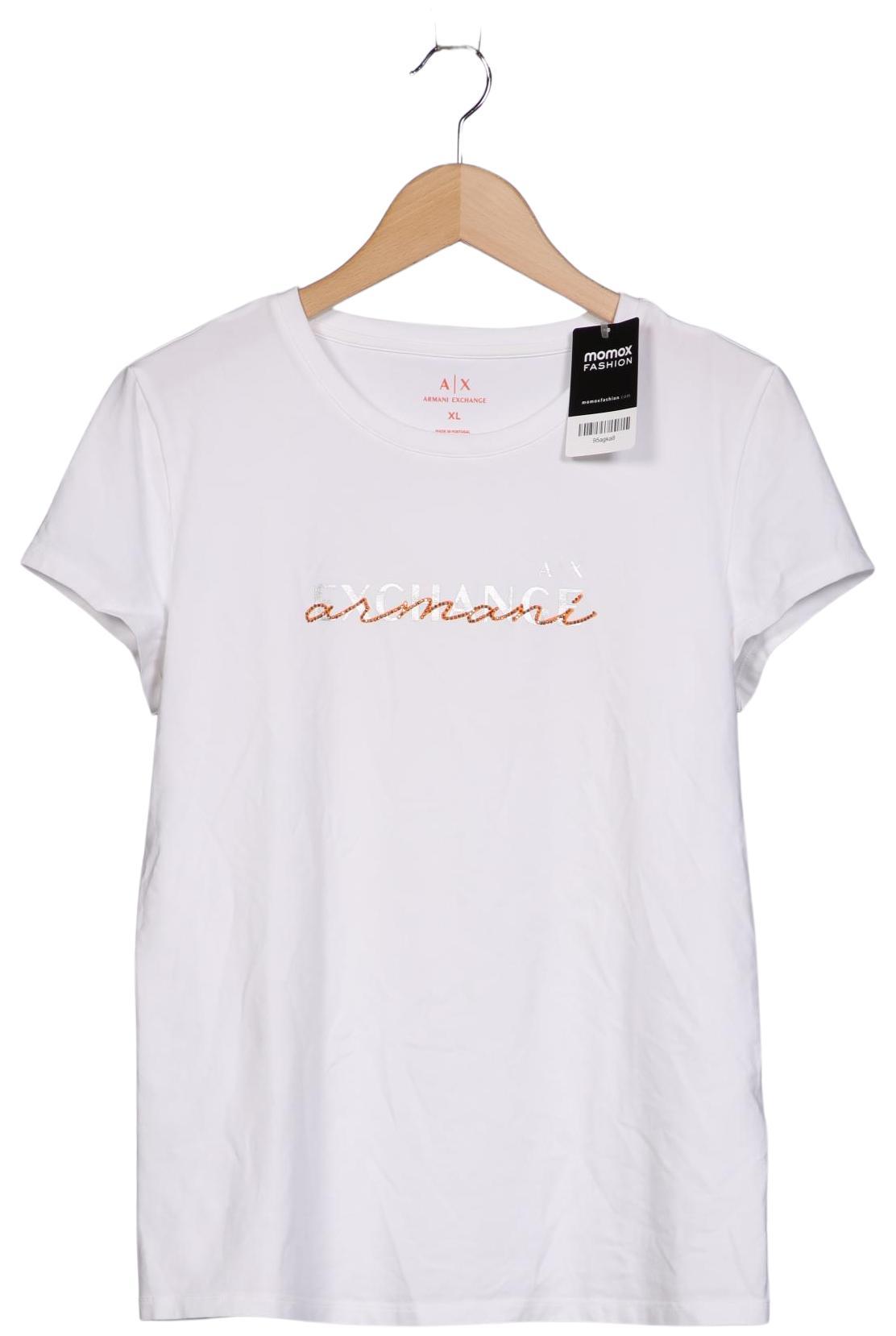 

AX Armani Exchange Damen T-Shirt, weiß, Gr. 44