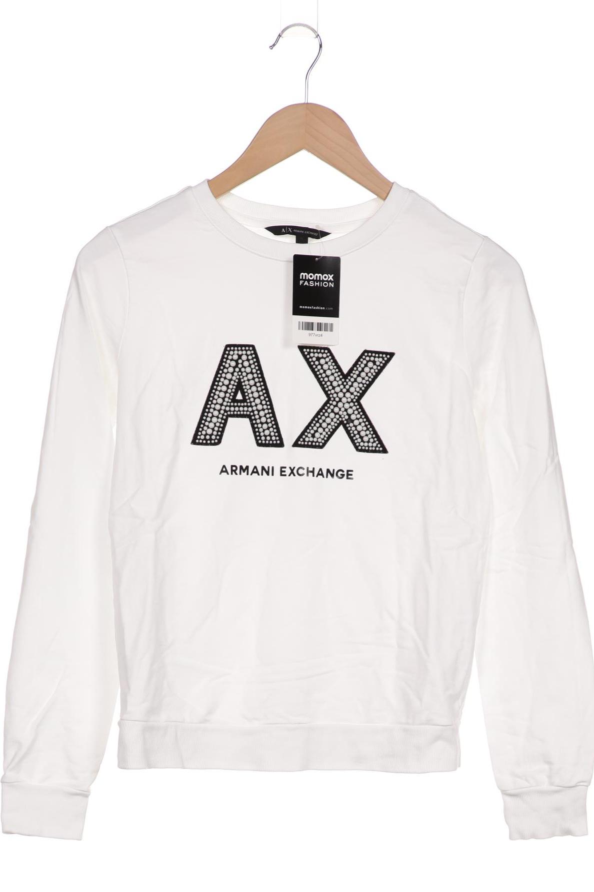 

AX Armani Exchange Damen Sweatshirt, weiß, Gr. 36
