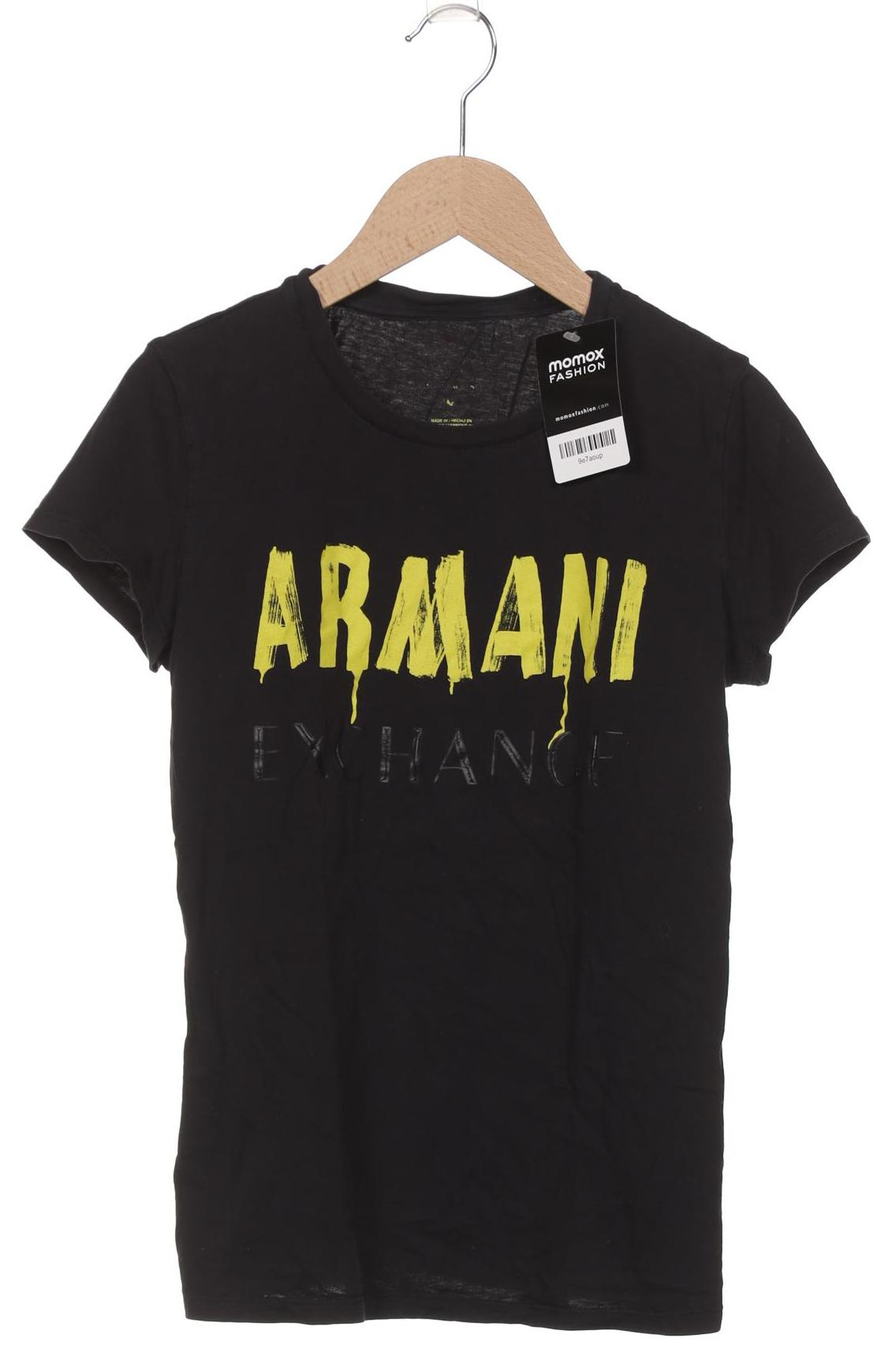 

AX Armani Exchange Damen T-Shirt, schwarz, Gr. 38