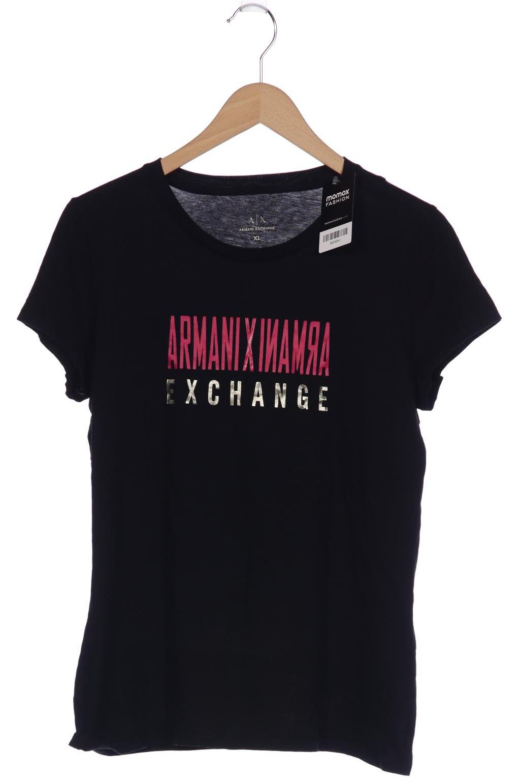 

AX Armani Exchange Damen T-Shirt, schwarz