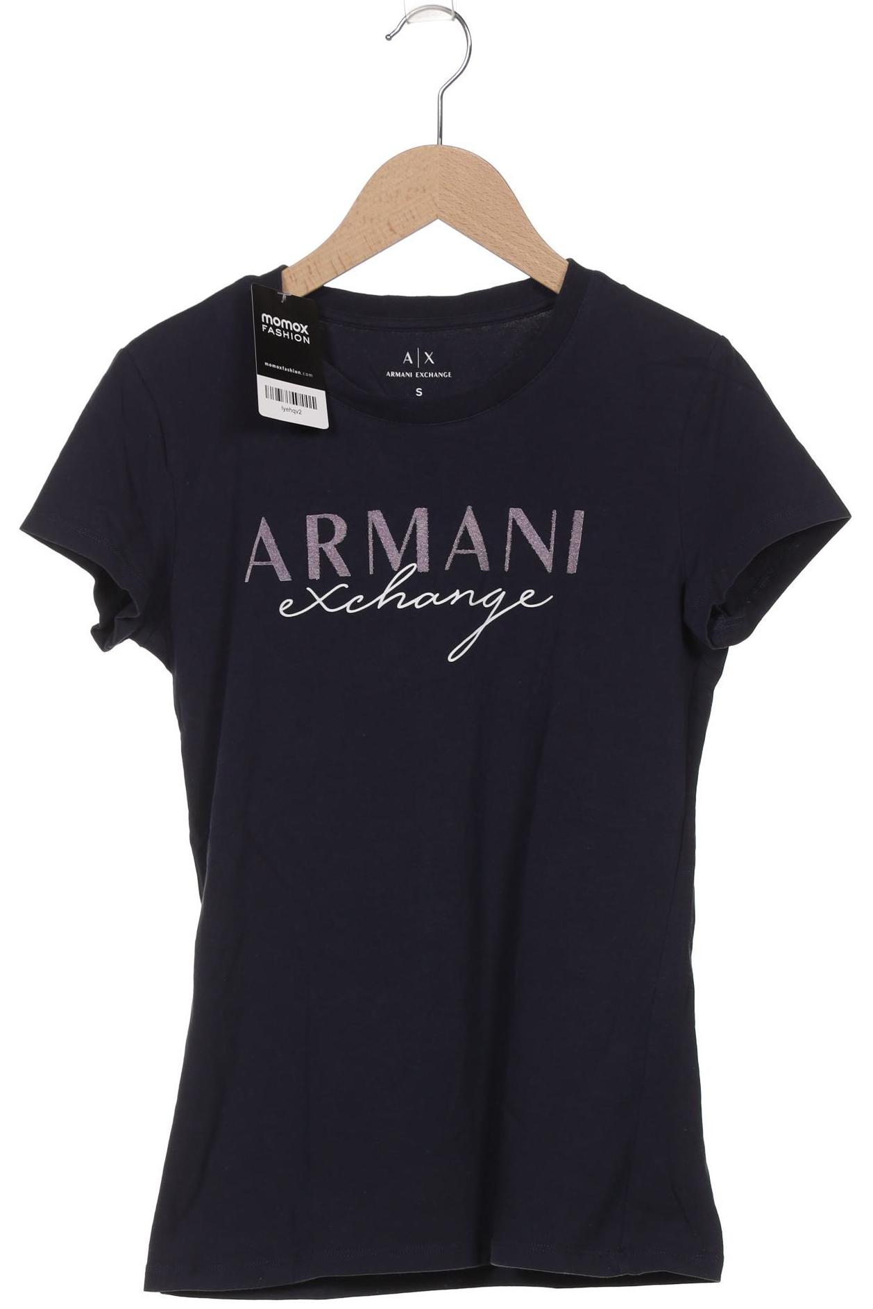 

AX Armani Exchange Damen T-Shirt, marineblau, Gr. 36