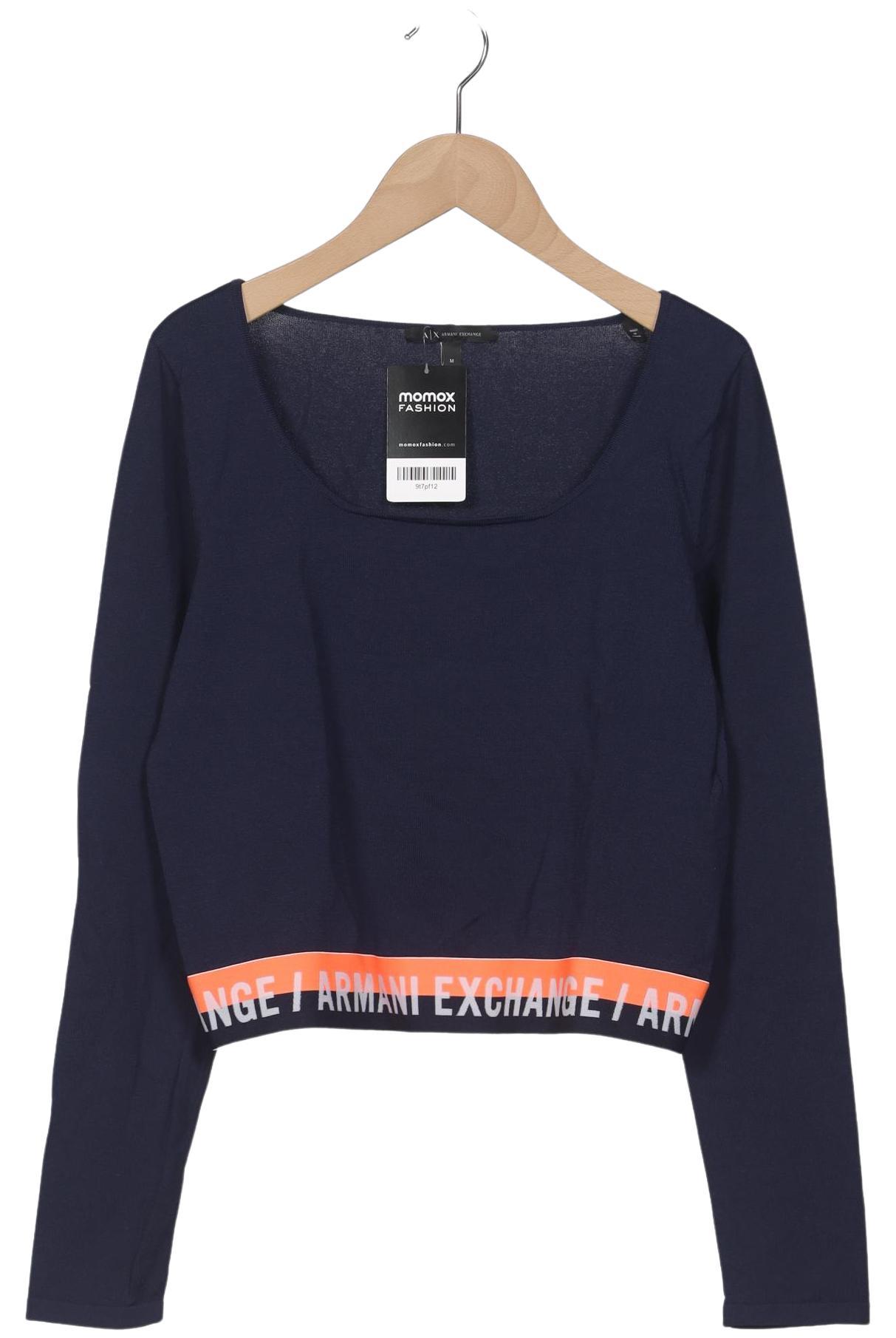 

AX Armani Exchange Damen Langarmshirt, marineblau, Gr. 38