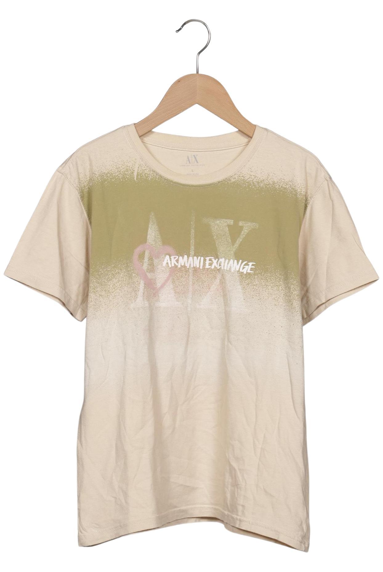 

AX Armani Exchange Damen T-Shirt, beige, Gr. 42