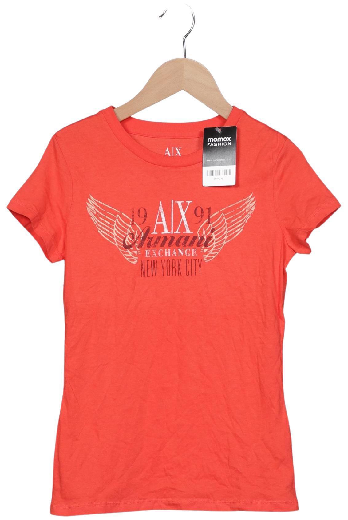 

AX Armani Exchange Damen T-Shirt, rot, Gr. 34