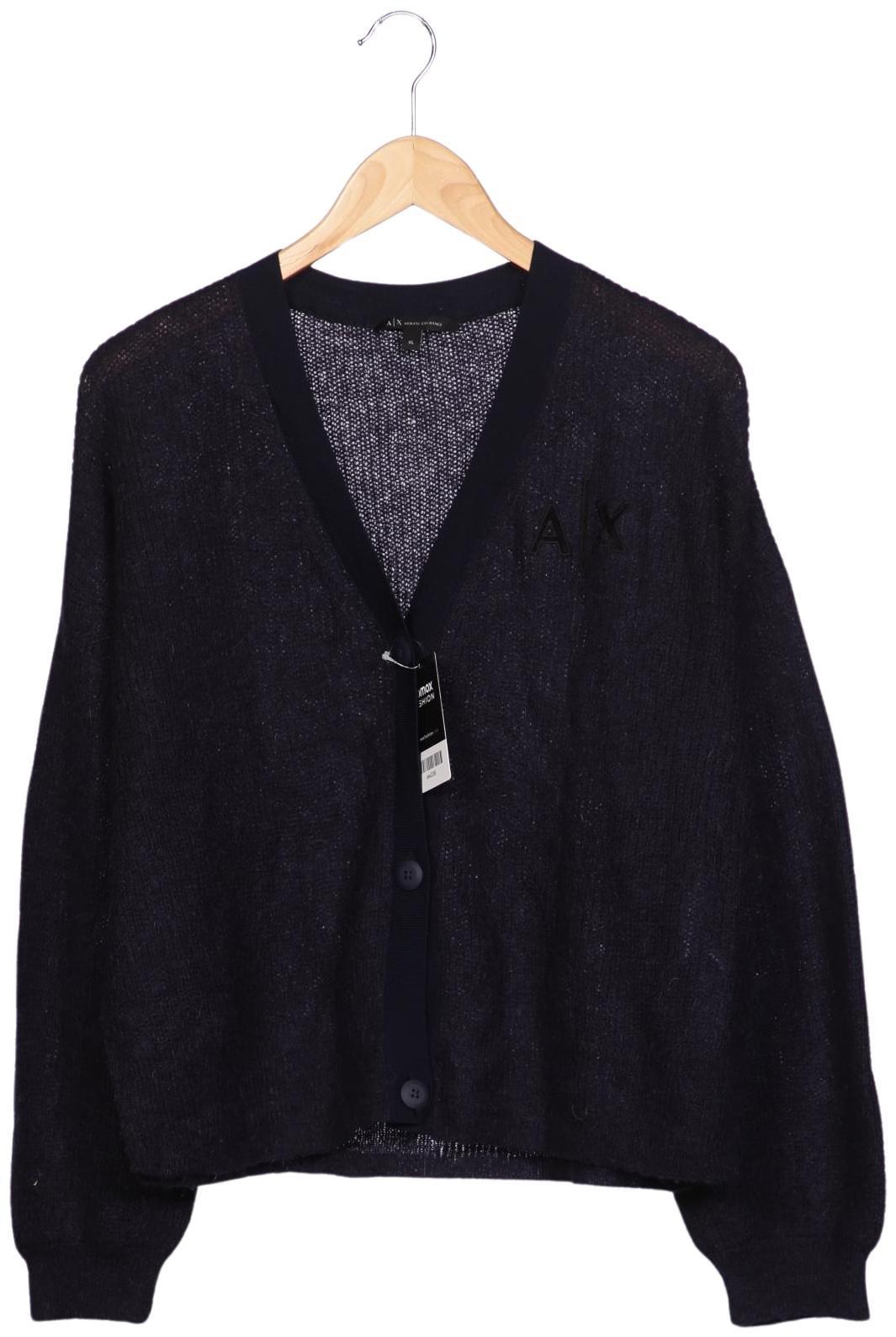 

AX Armani Exchange Damen Strickjacke, marineblau, Gr. 44