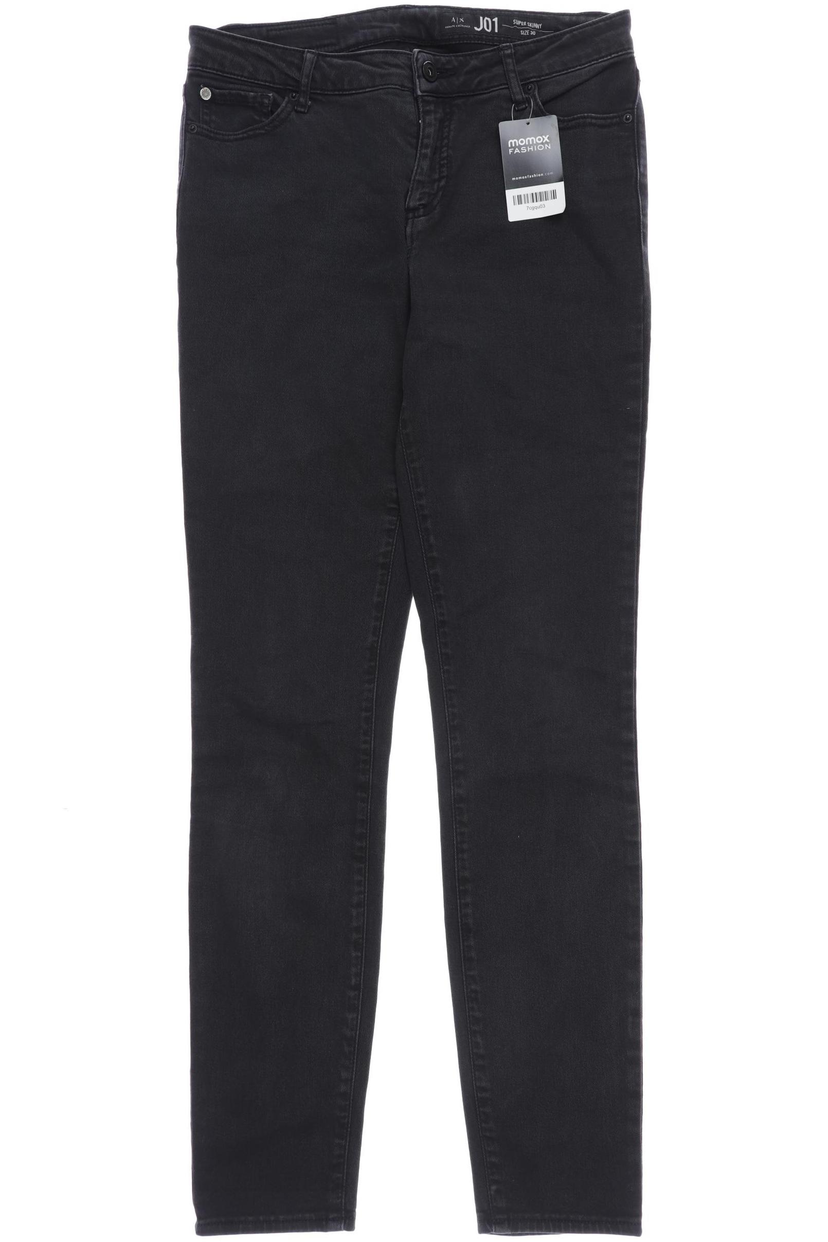 

AX Armani Exchange Damen Stoffhose, schwarz, Gr. 30