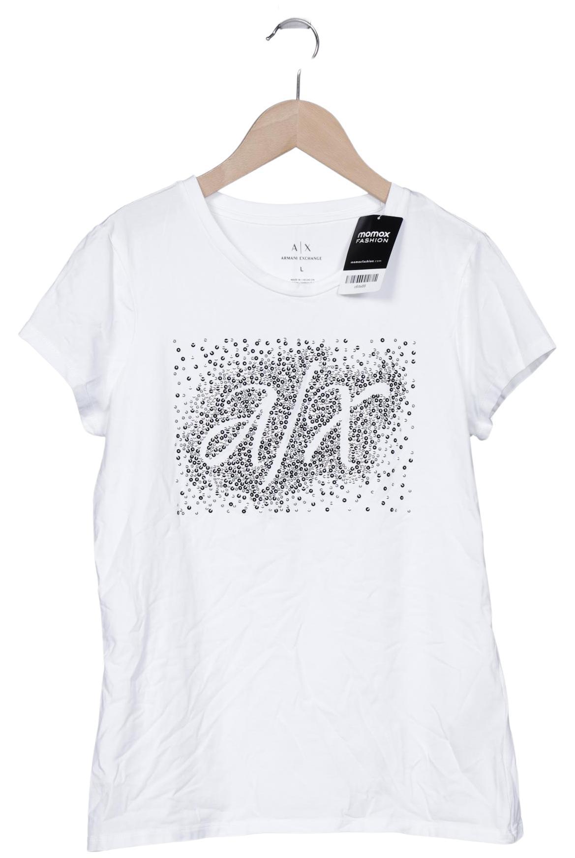 

AX Armani Exchange Damen T-Shirt, weiß, Gr. 42