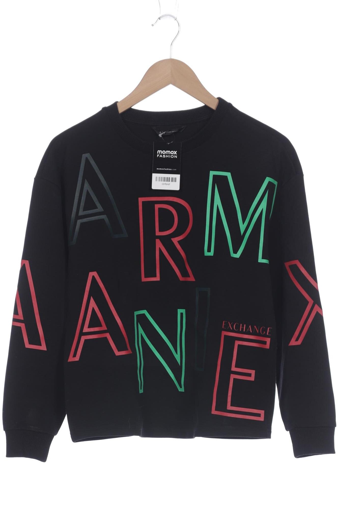 

AX Armani Exchange Damen Sweatshirt, schwarz, Gr. 34