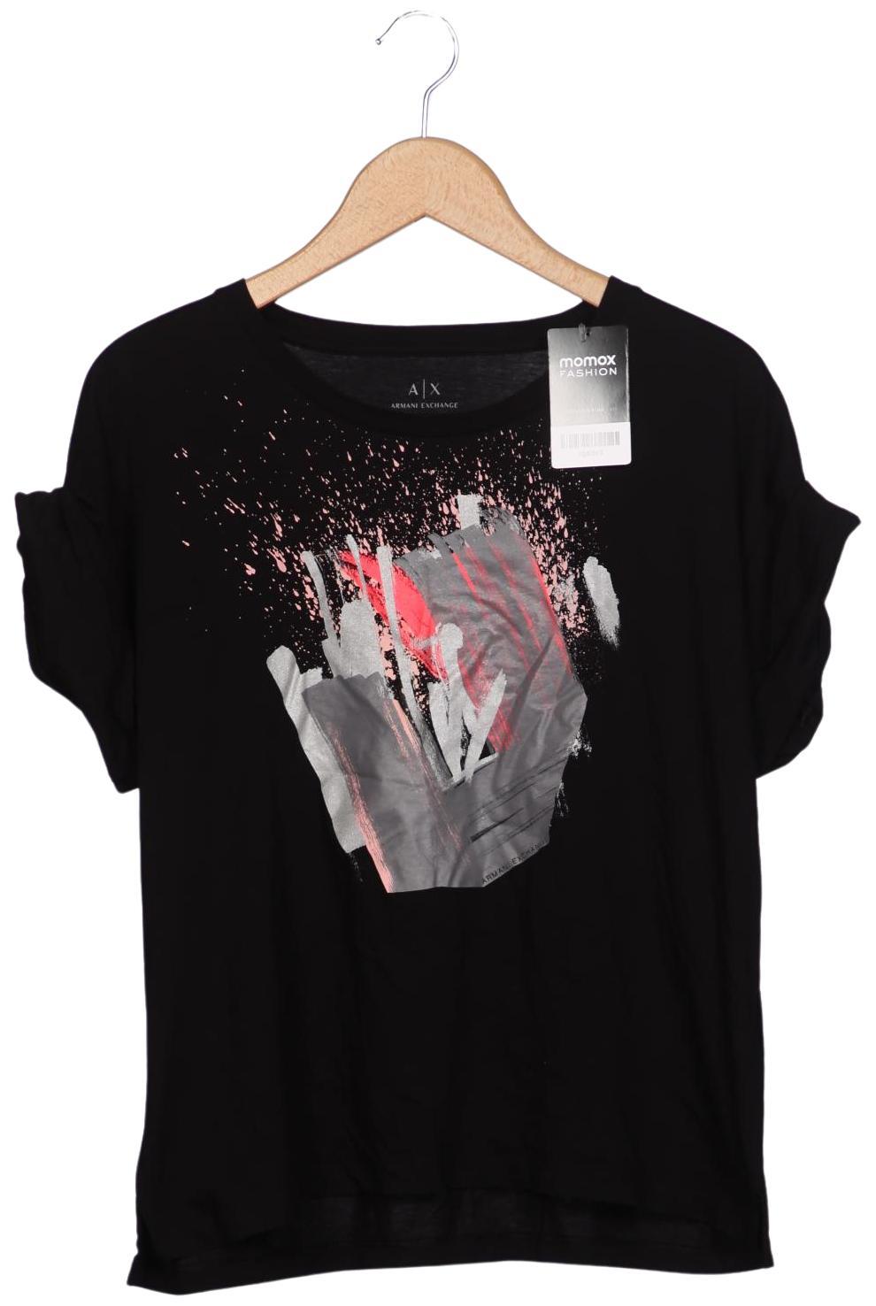 

AX Armani Exchange Damen T-Shirt, schwarz, Gr. 36