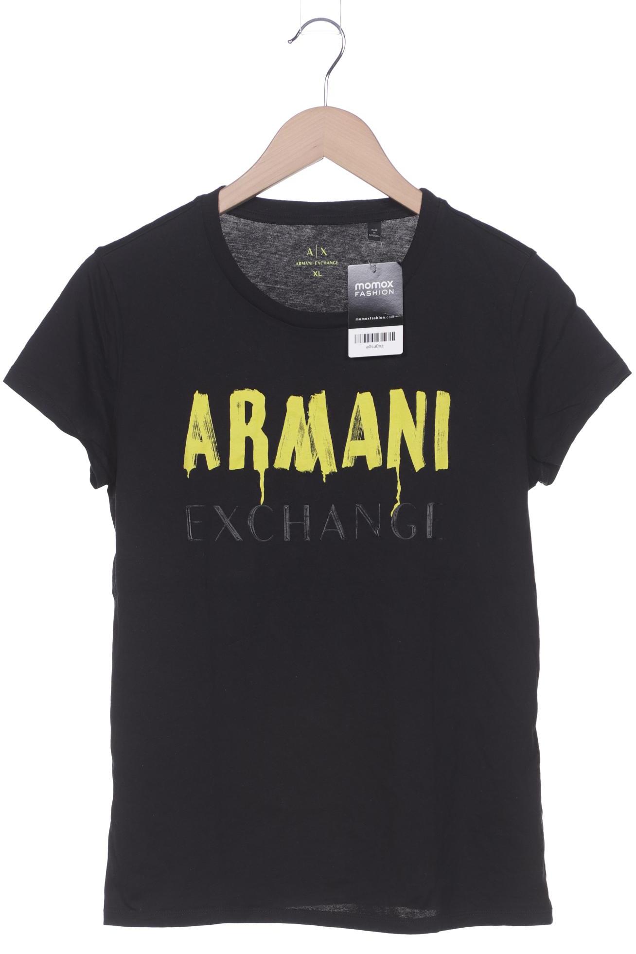 

AX Armani Exchange Damen T-Shirt, schwarz, Gr. 44